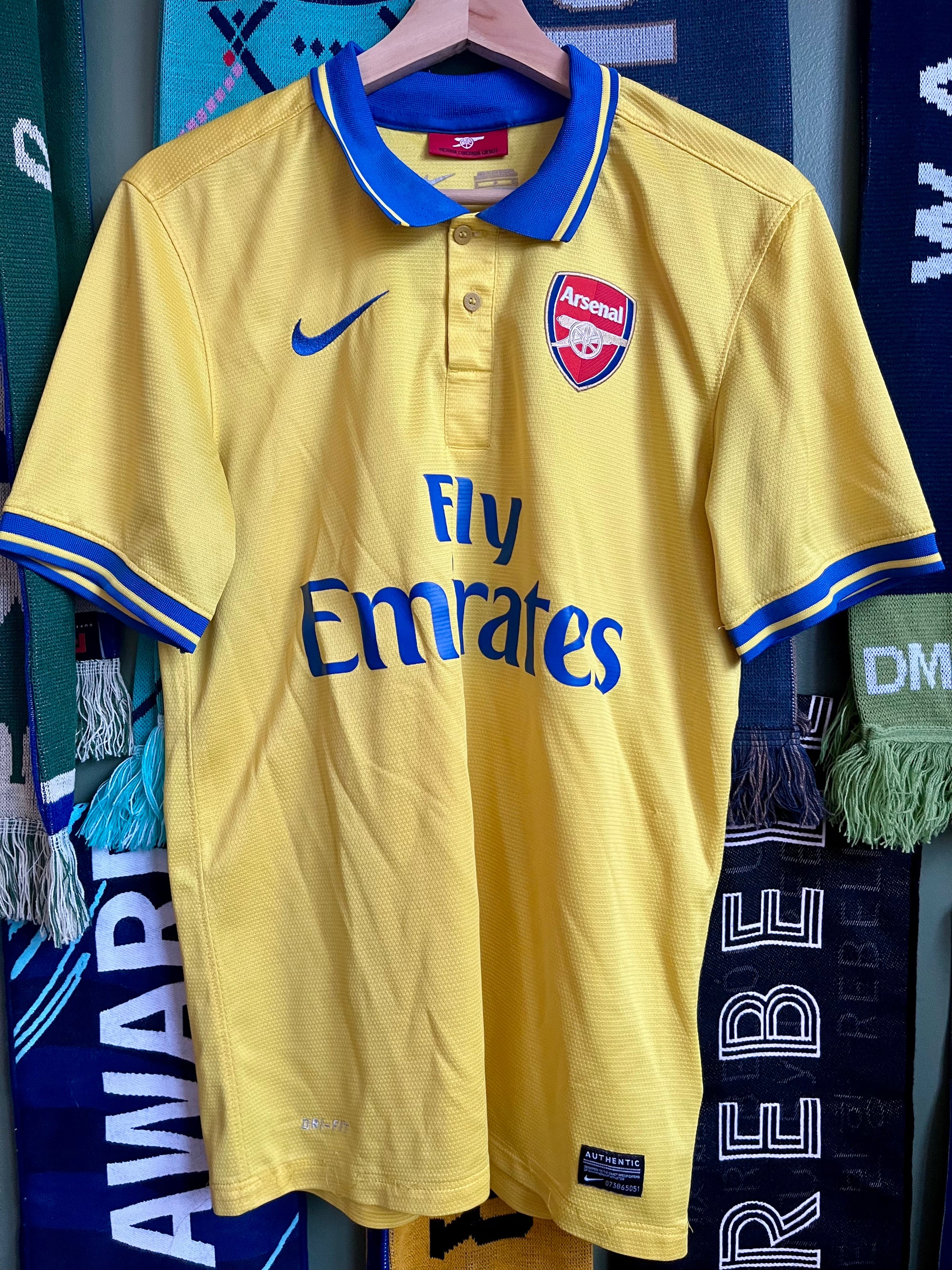 Arsenal 2013 Vintage Away Jersey-Olive & York