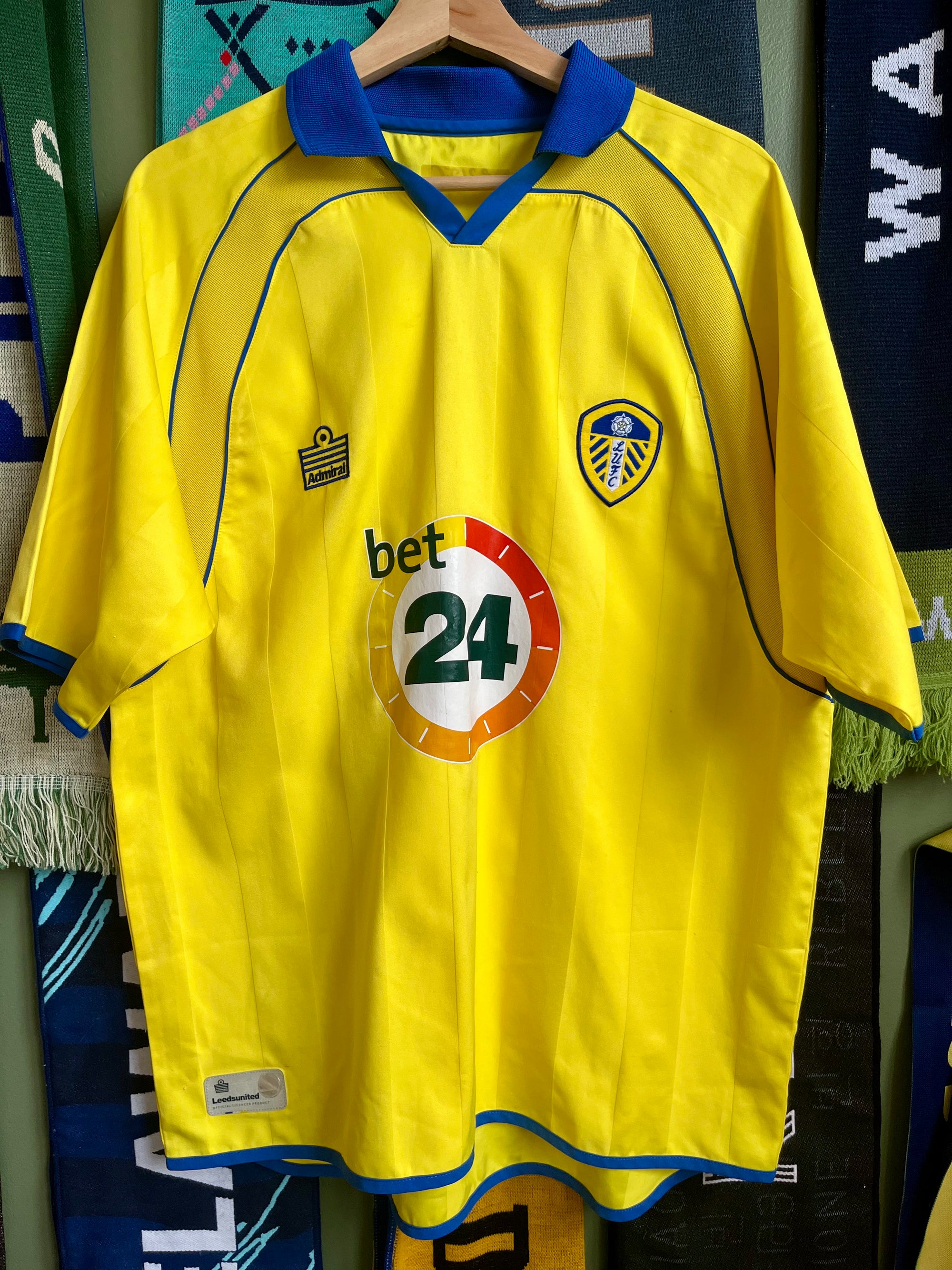 Leeds United 2006 Vintage Away Jersey-Olive & York