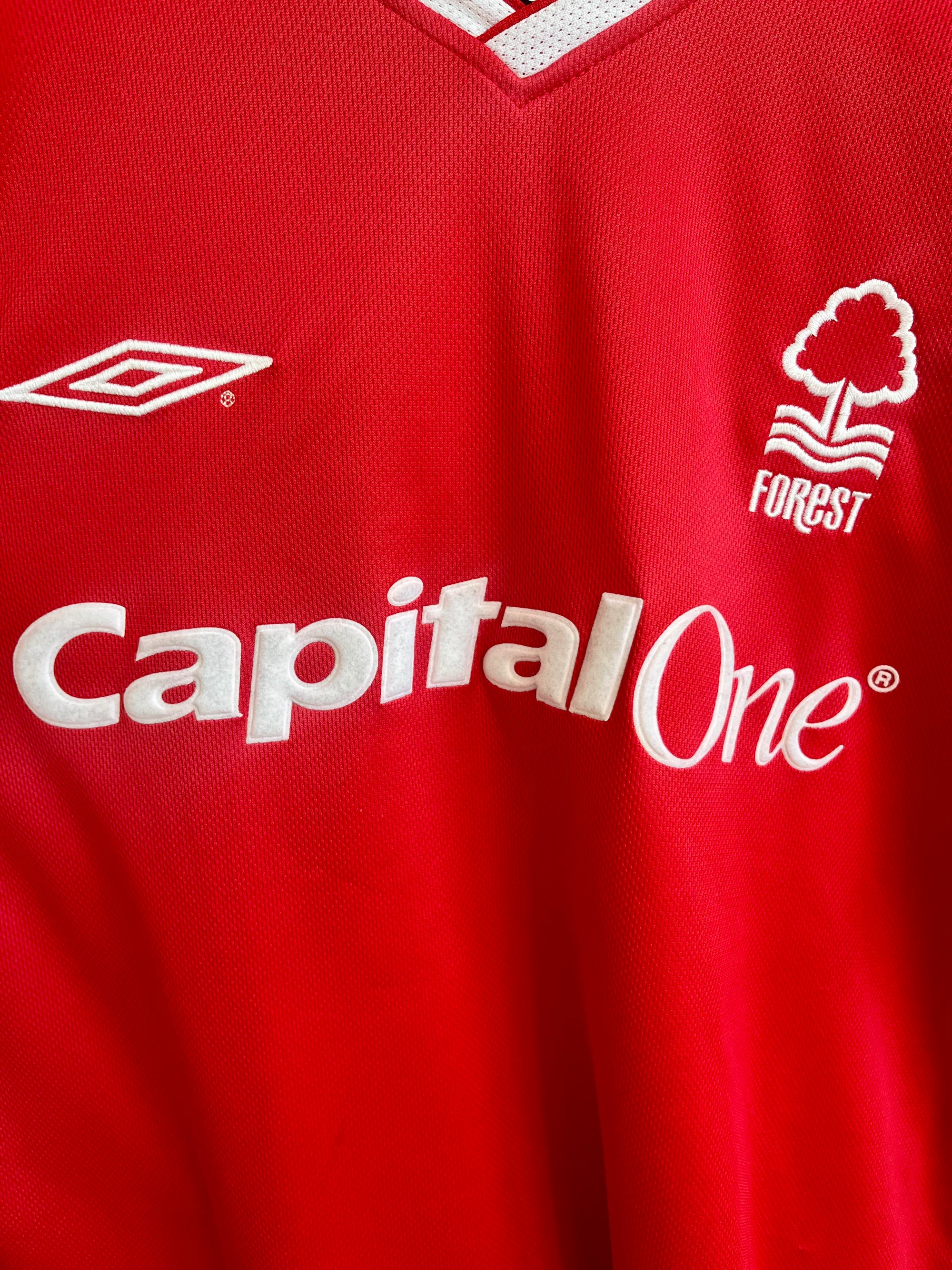 Nottingham Foreset Vintage 2003/04 Home Kit-Olive & York