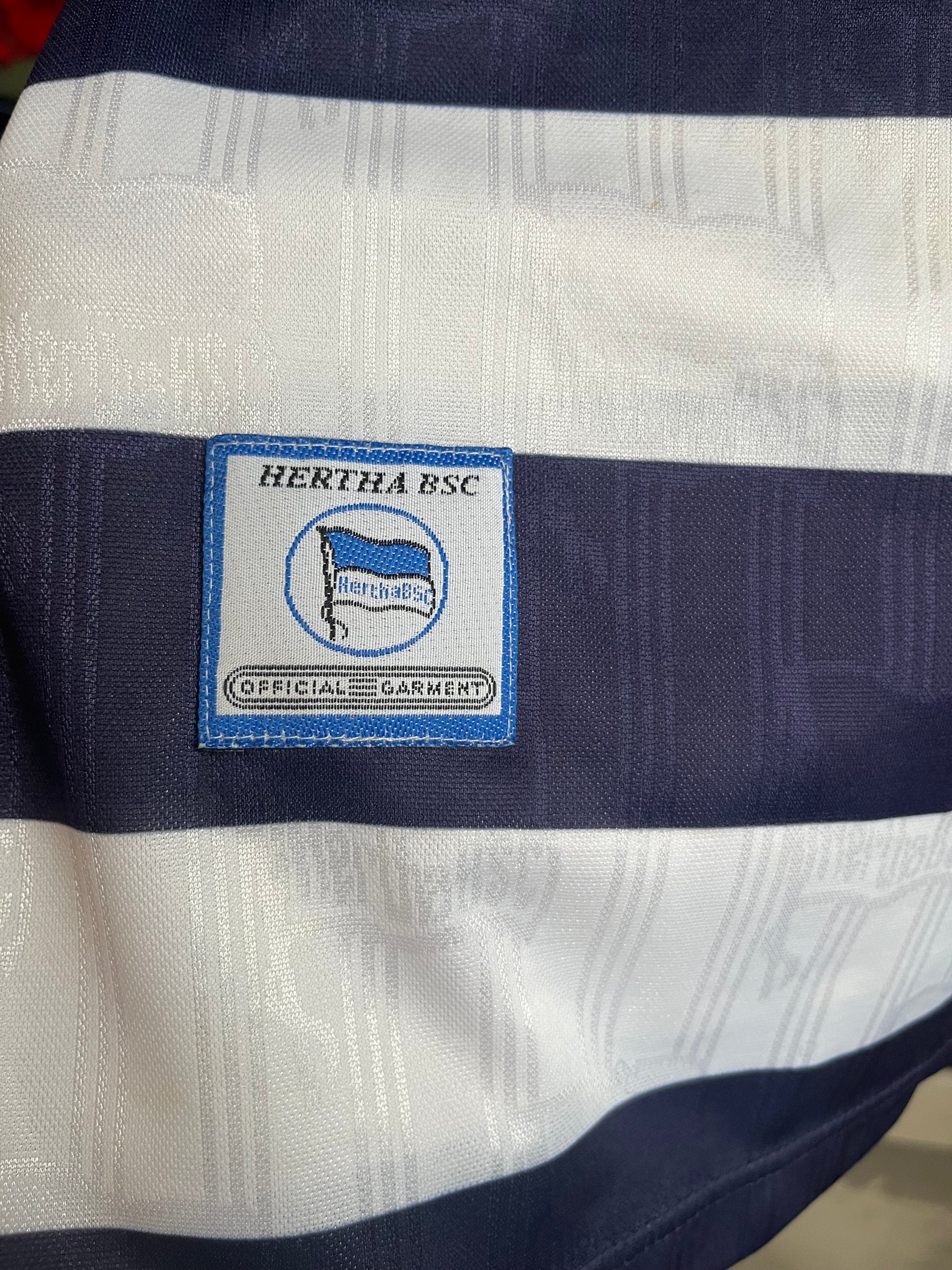 Herth Berlin Vintage 1997/98 Home Retro Jersey-Olive & York