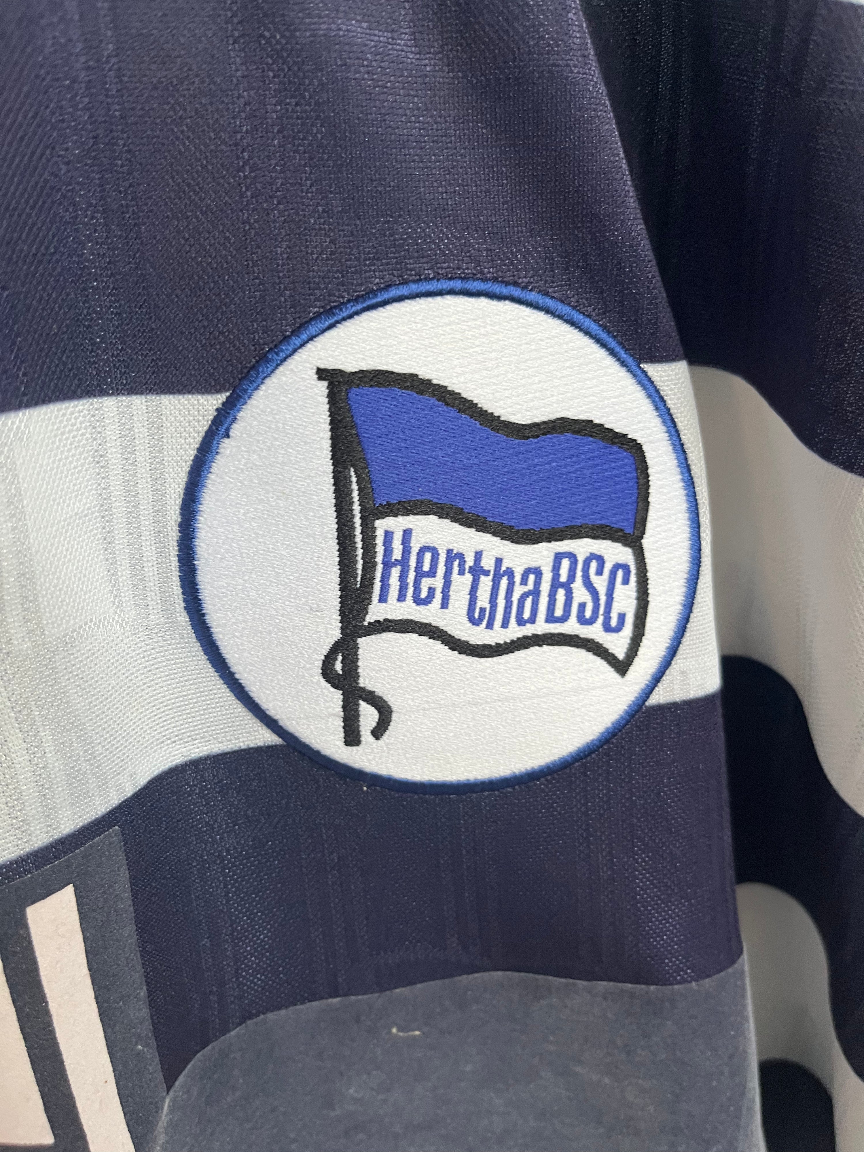 Herth Berlin Vintage 1997/98 Home Retro Jersey-Olive & York