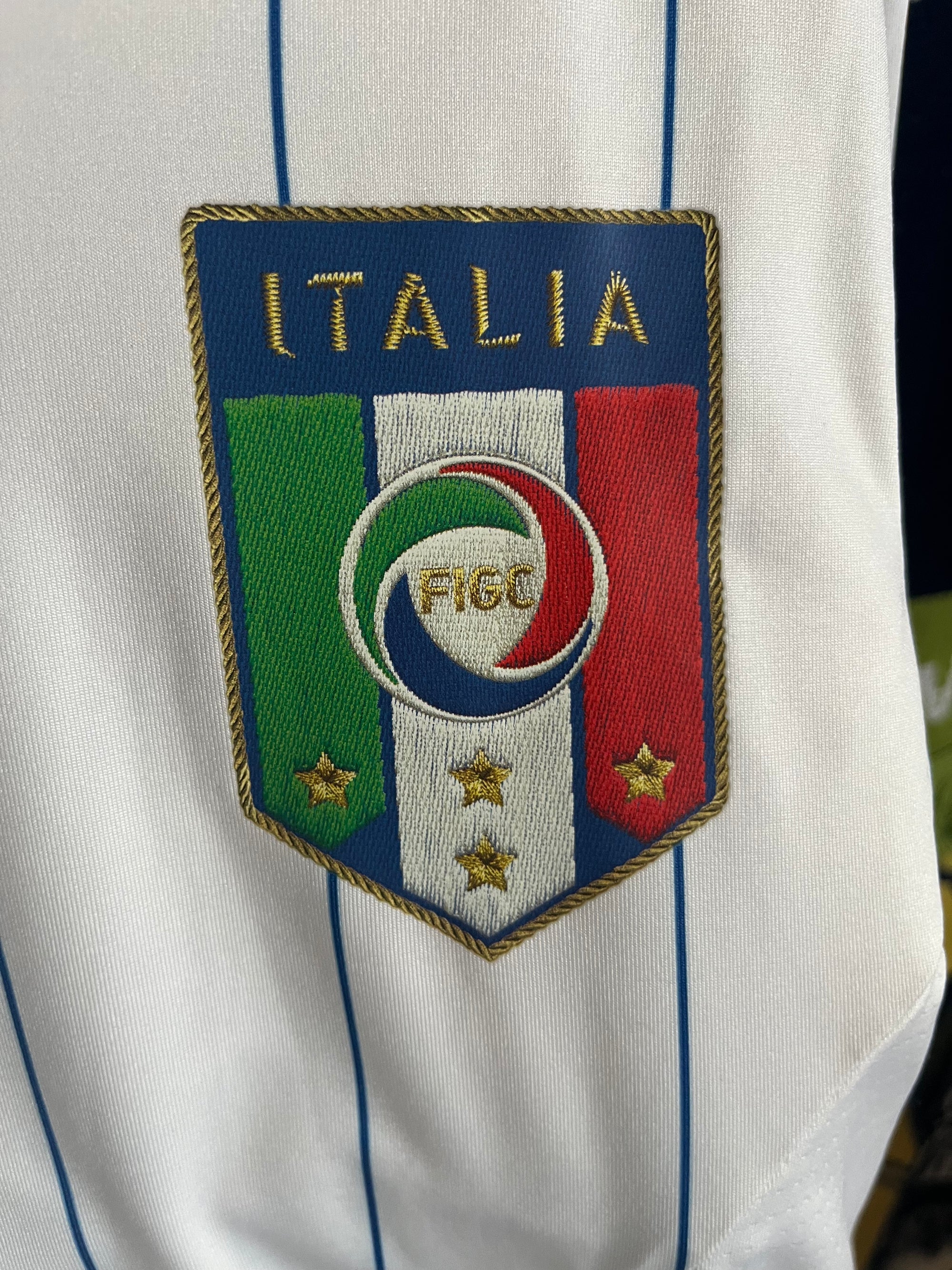 Italy 2014 Vintage Away Long Sleeve Jersey-Olive & York