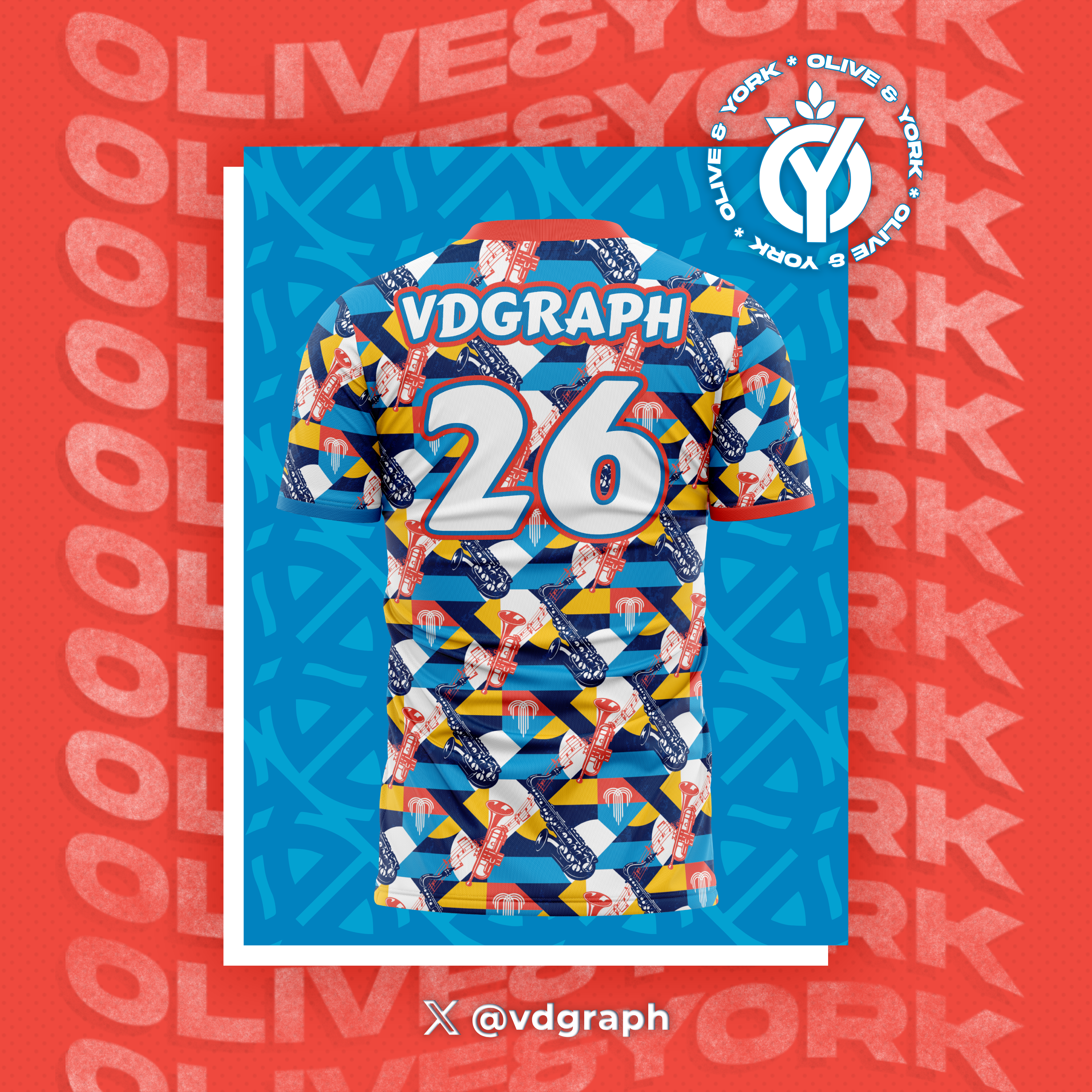 Kansas City Vibrant City Jersey-Olive & York