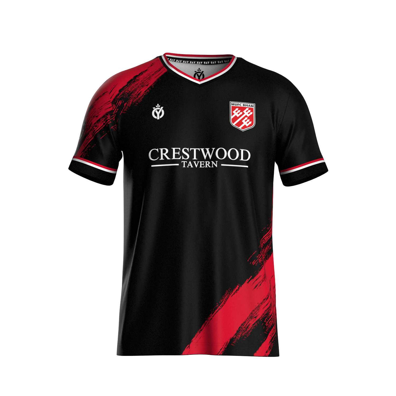 MUFC BHAM - black shortsleeve jersey