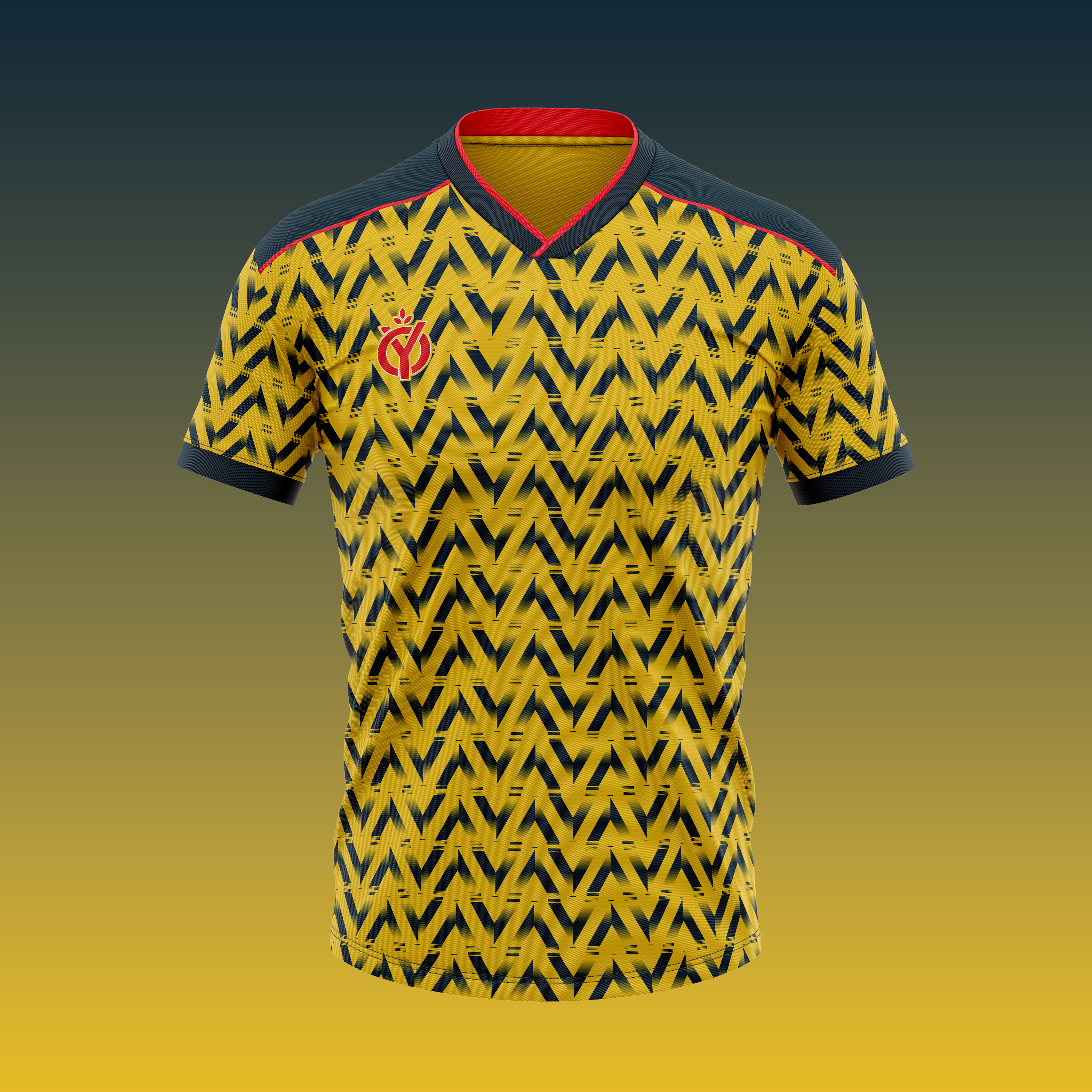 Retro Bruised Banana Jersey-Olive & York