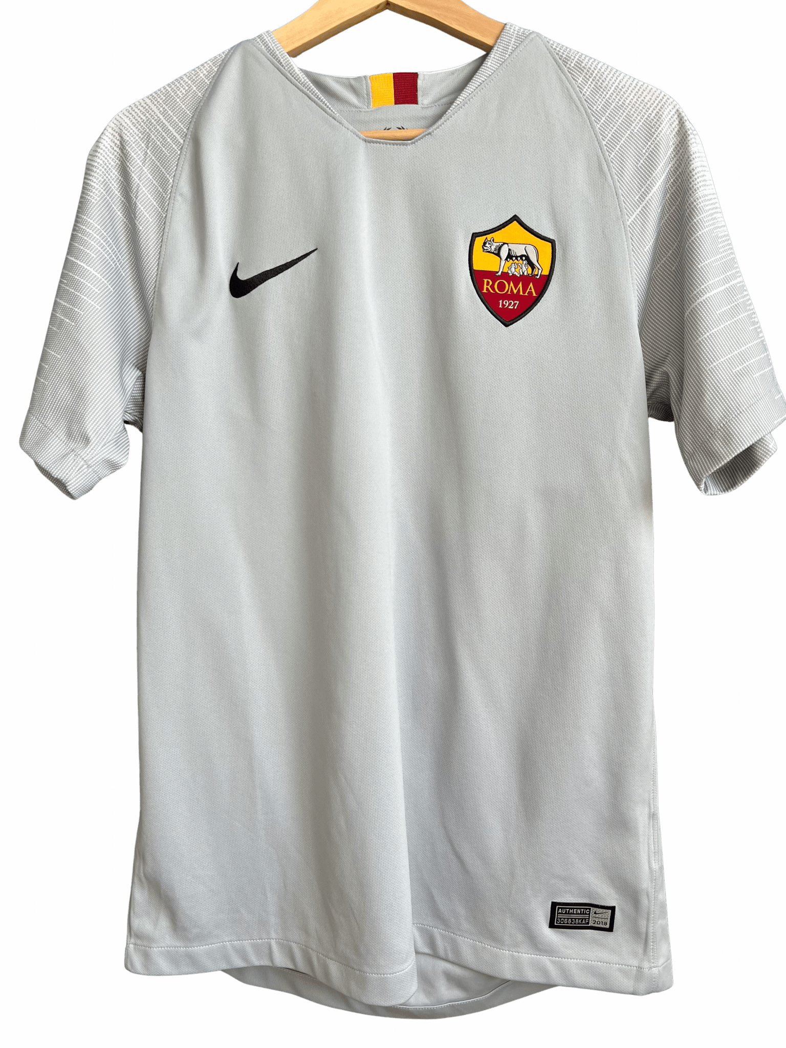 AS Roma 2018 Vintage Away Jersey-Olive & York