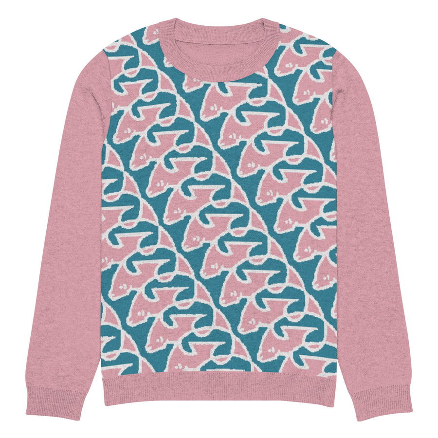 Biscayne Bay Manatees Knitted Sweater-Olive & York