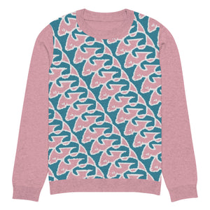 Biscayne Bay Manatees Knitted Sweater-Olive & York