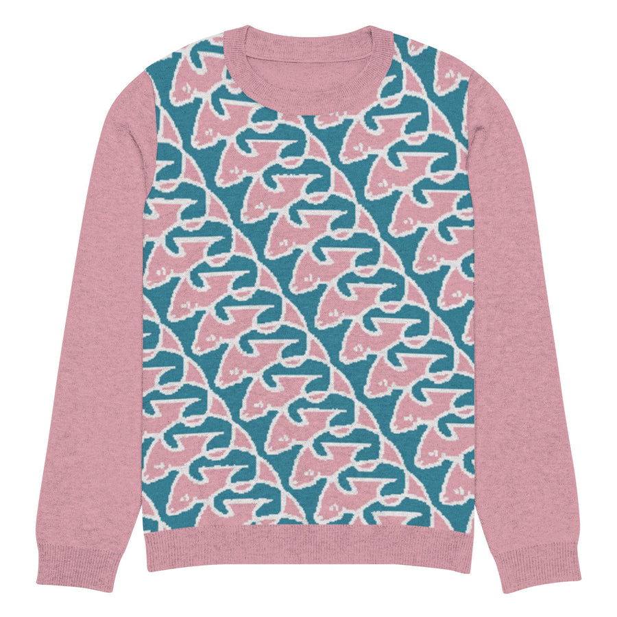 Biscayne Bay Manatees Knitted Sweater-Olive & York