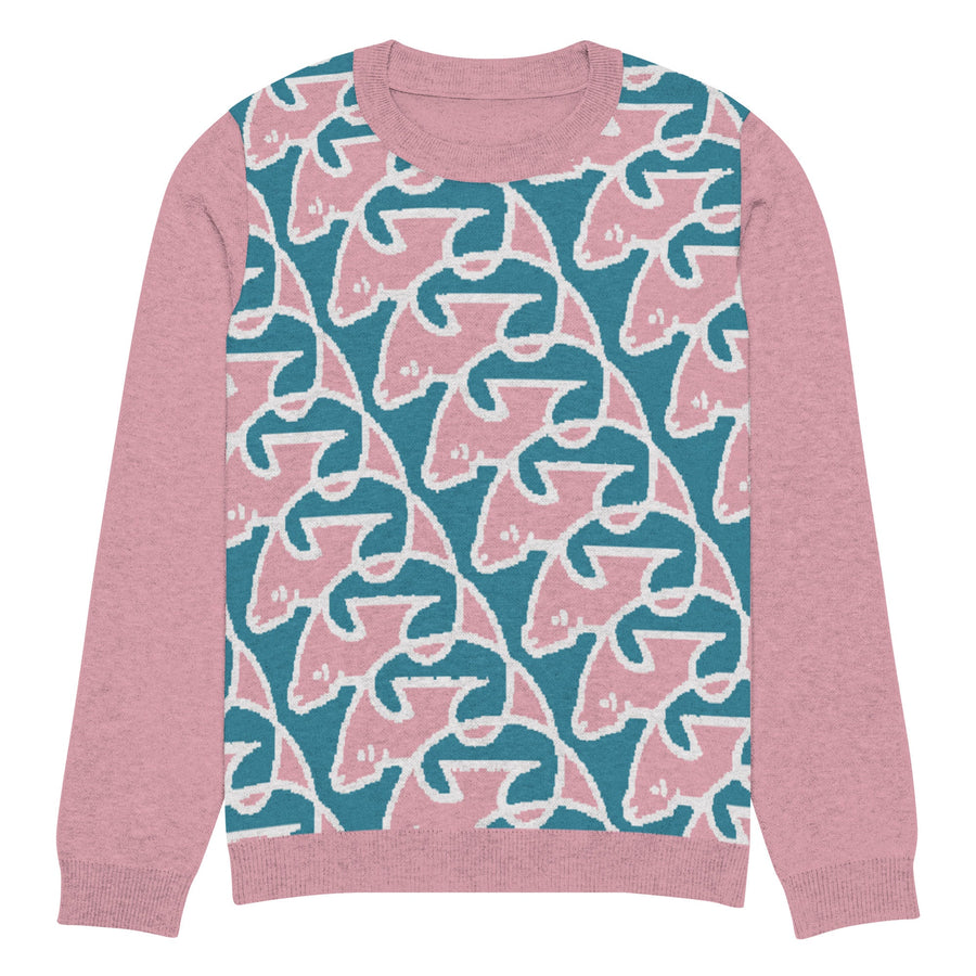 Biscayne Bay Manatees Knitted Sweater-Olive & York