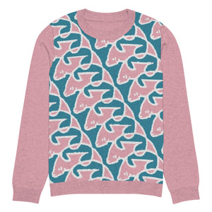 Biscayne Bay Manatees Knitted Sweater-Olive & York