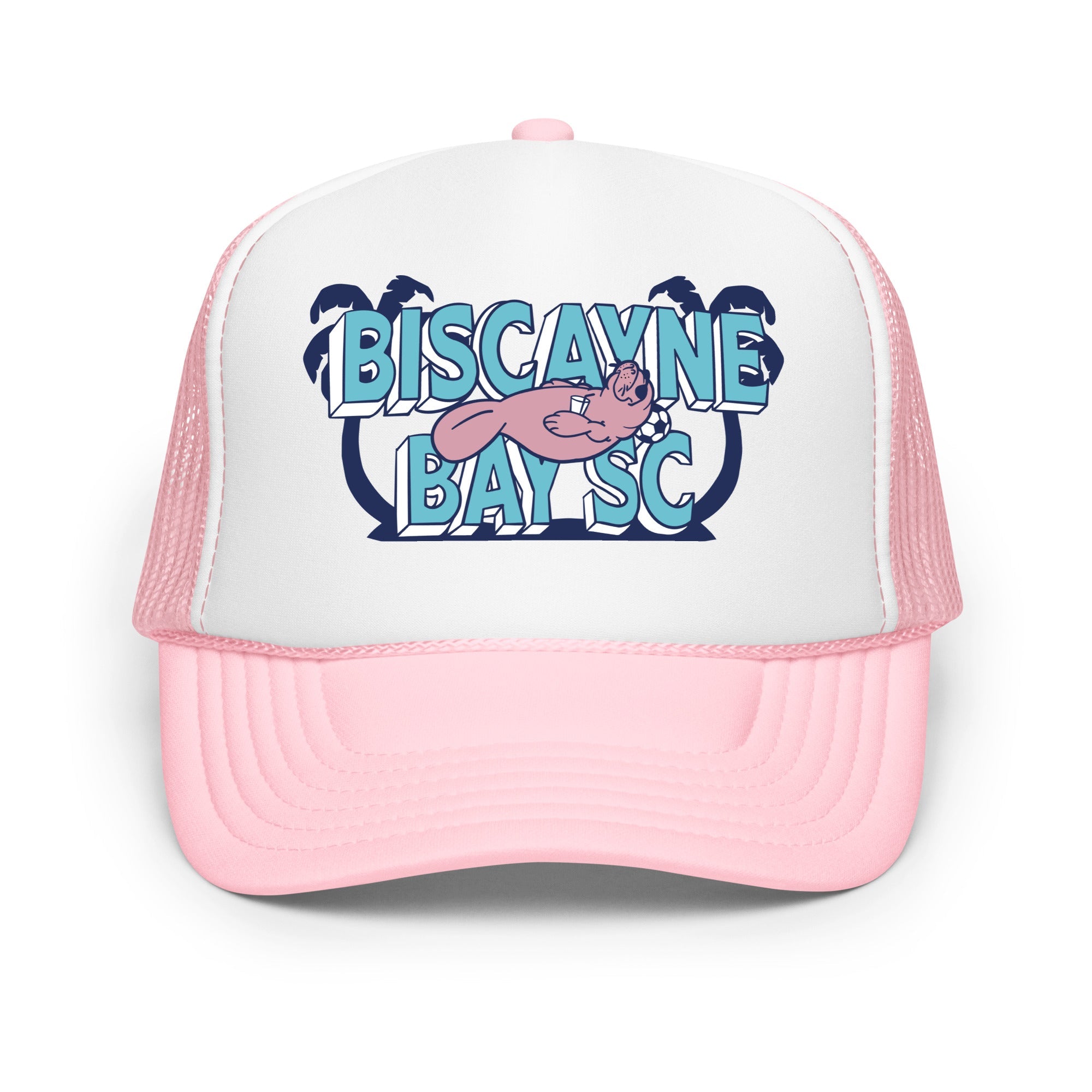 Biscayne Bay SC Foam Trucker Hat-Olive & York