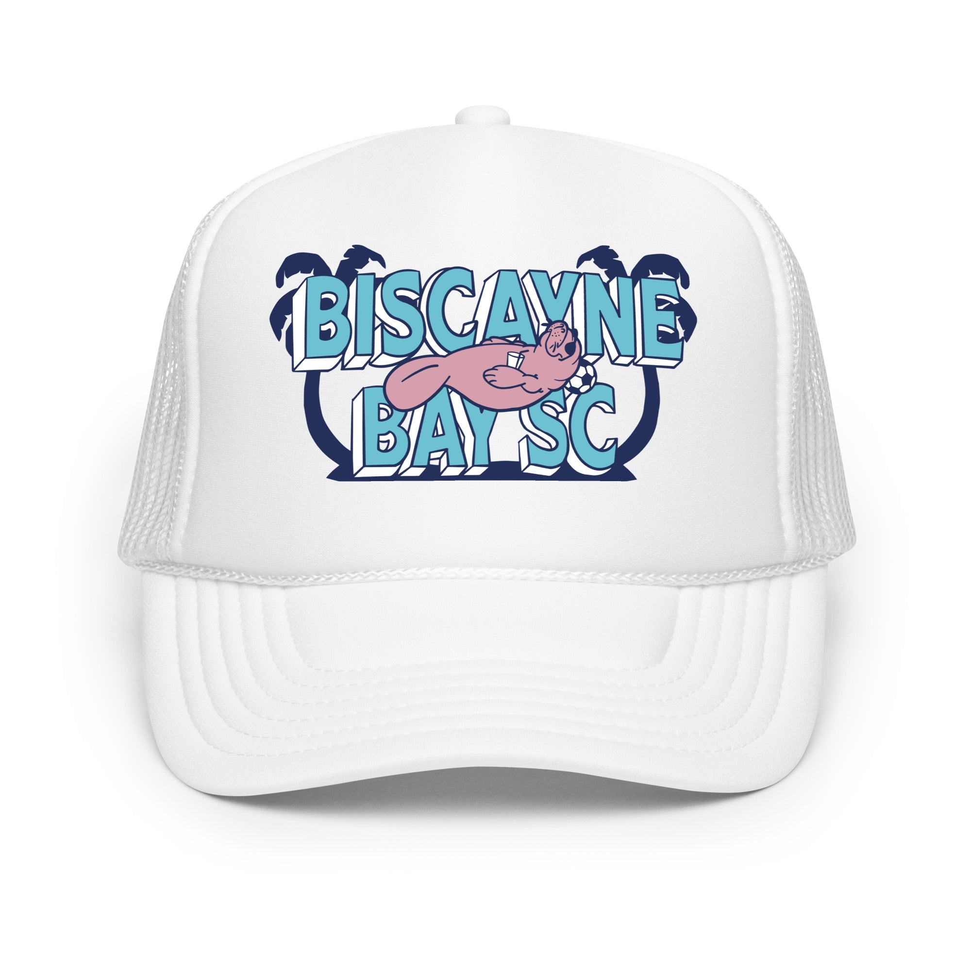 Biscayne Bay SC Foam Trucker Hat-Olive & York