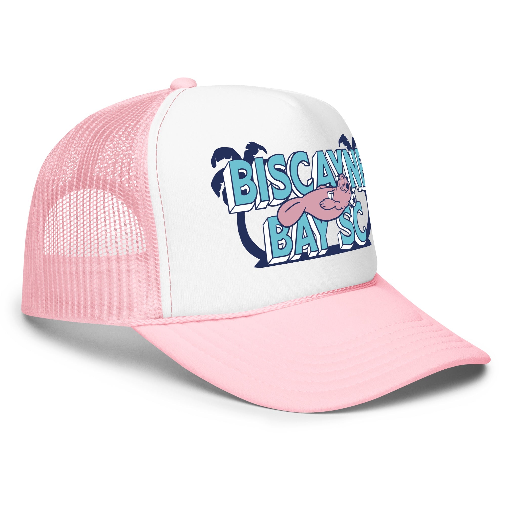 Biscayne Bay SC Foam Trucker Hat-Olive & York