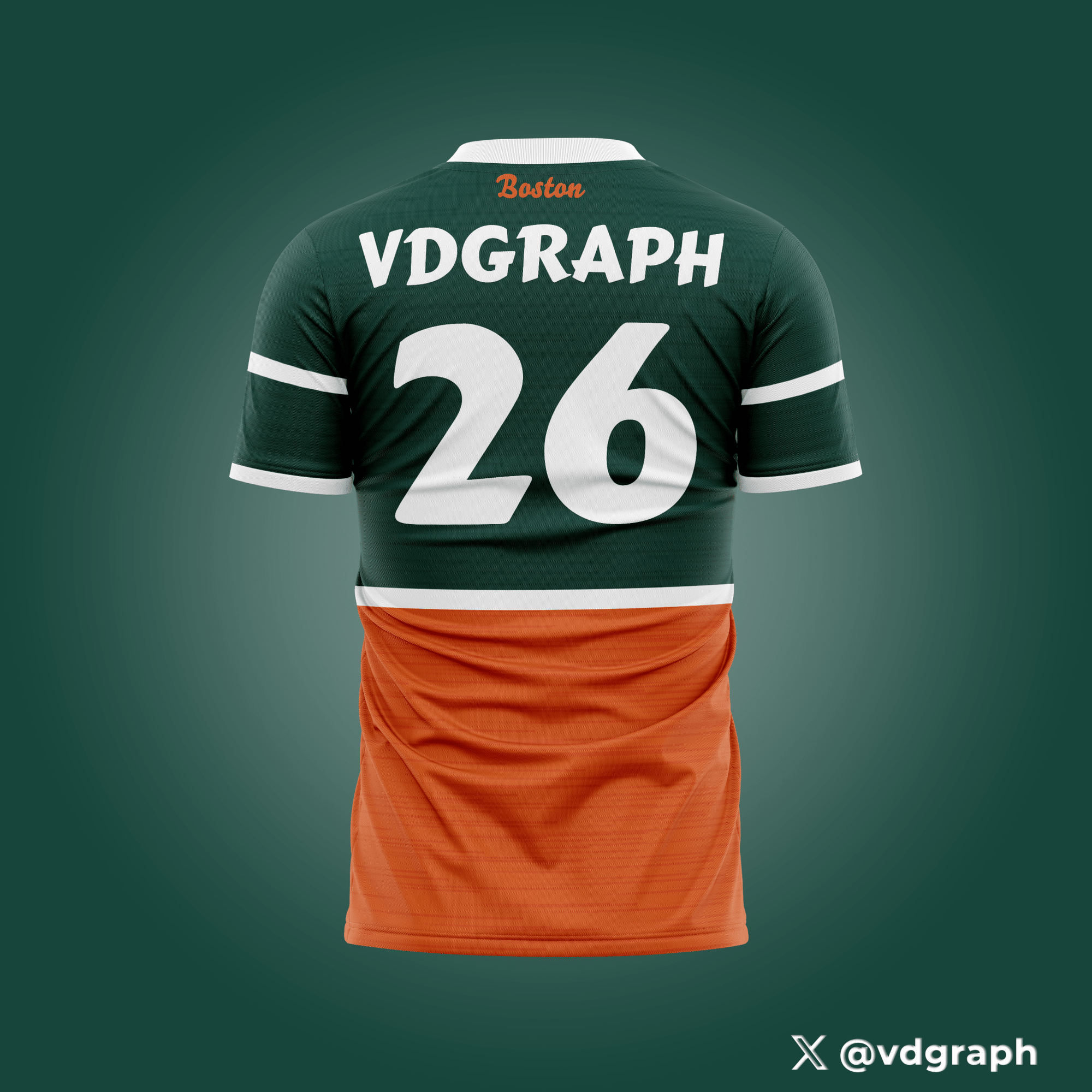 Boston Host City Jersey-Olive & York
