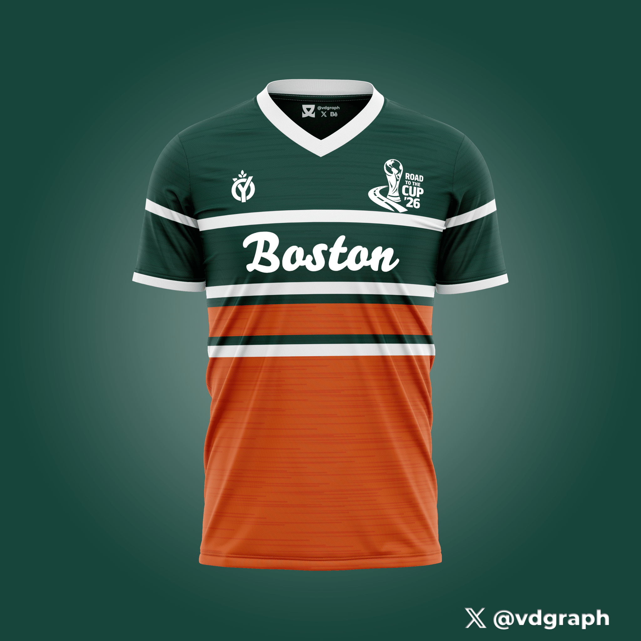 Boston Host City Jersey-Olive & York