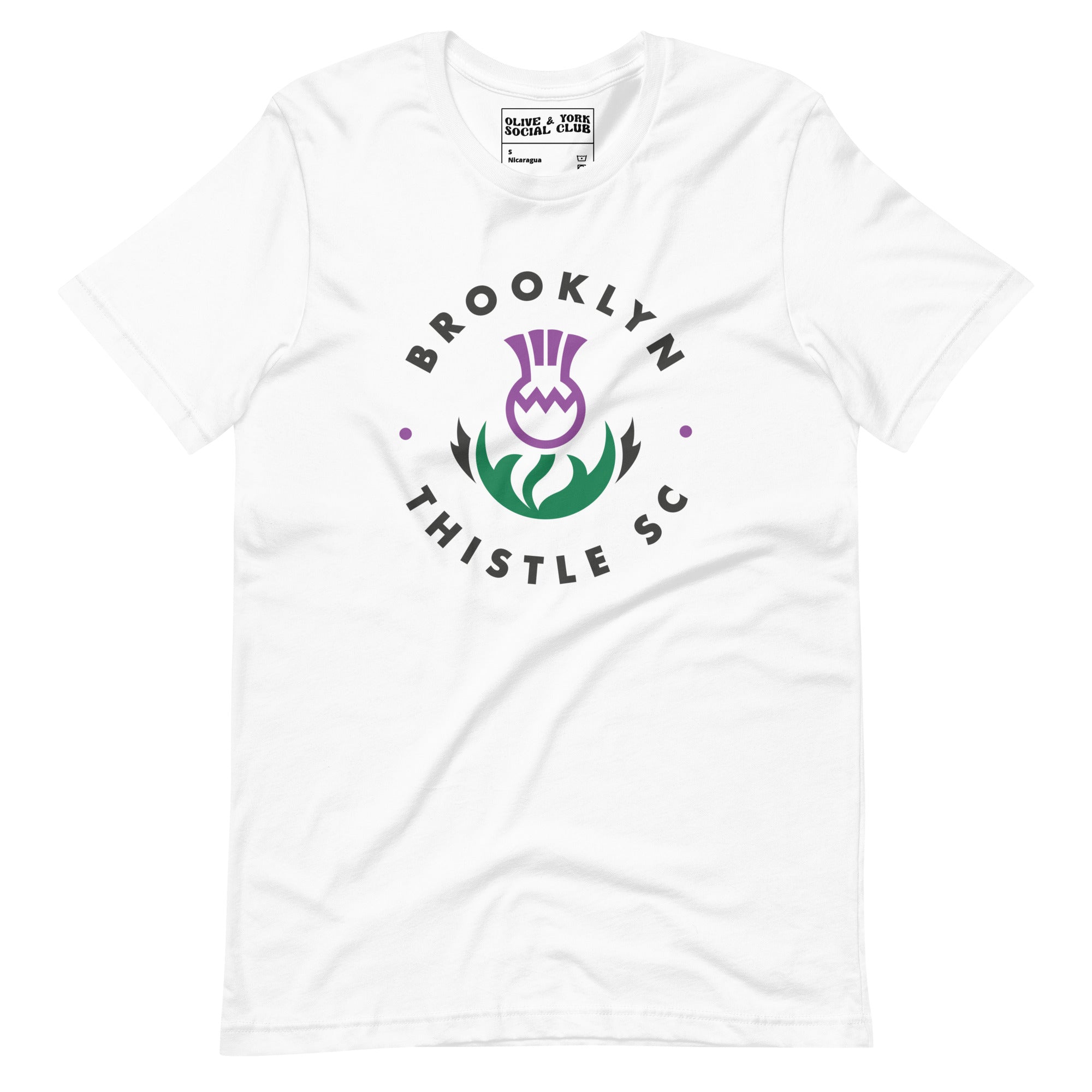 Brooklyn Thistle SC Unisex T-shirt-T-SHIRT-Olive & York