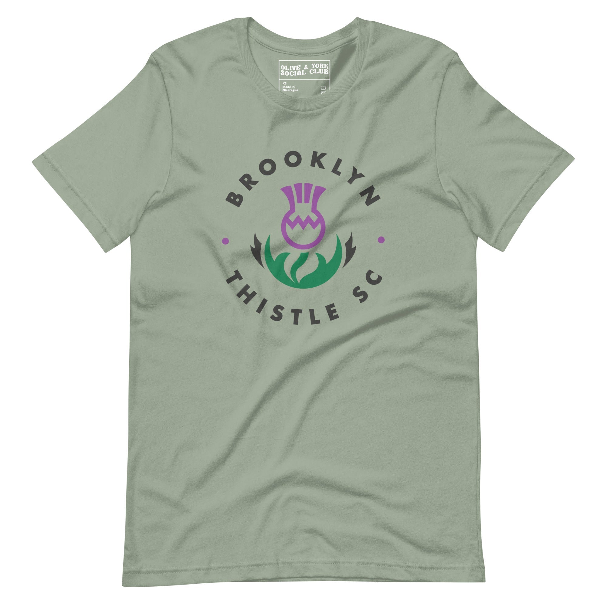 Brooklyn Thistle SC Unisex T-shirt-T-SHIRT-Olive & York