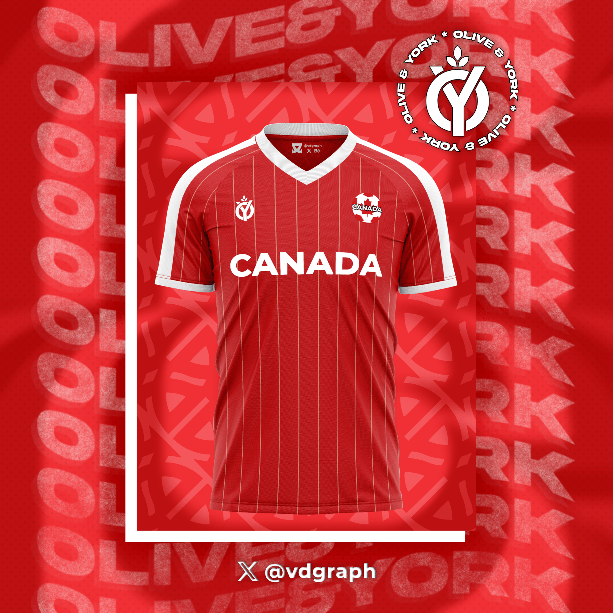 Canada Home Jersey-Olive & York