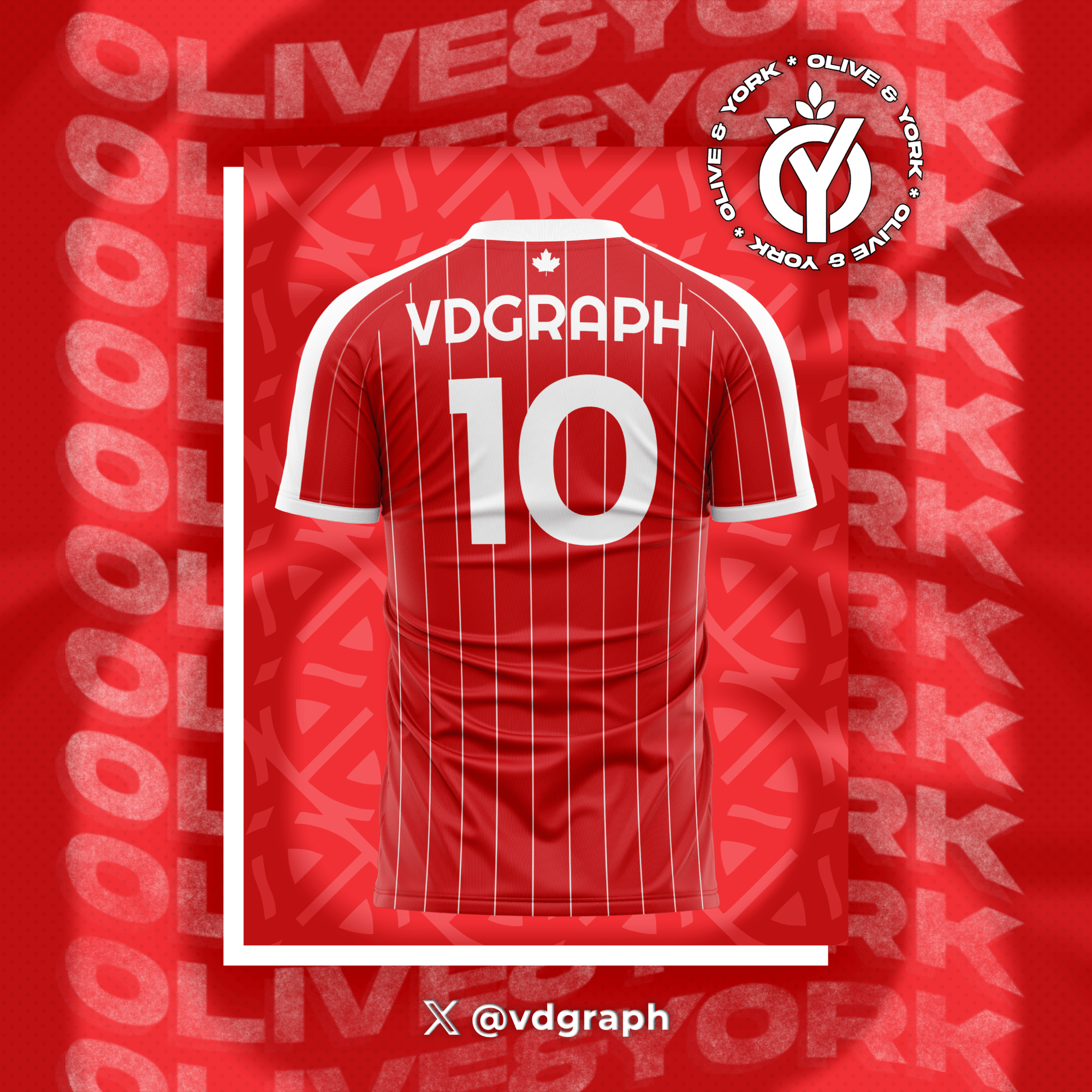 Canada Home Jersey-Olive & York