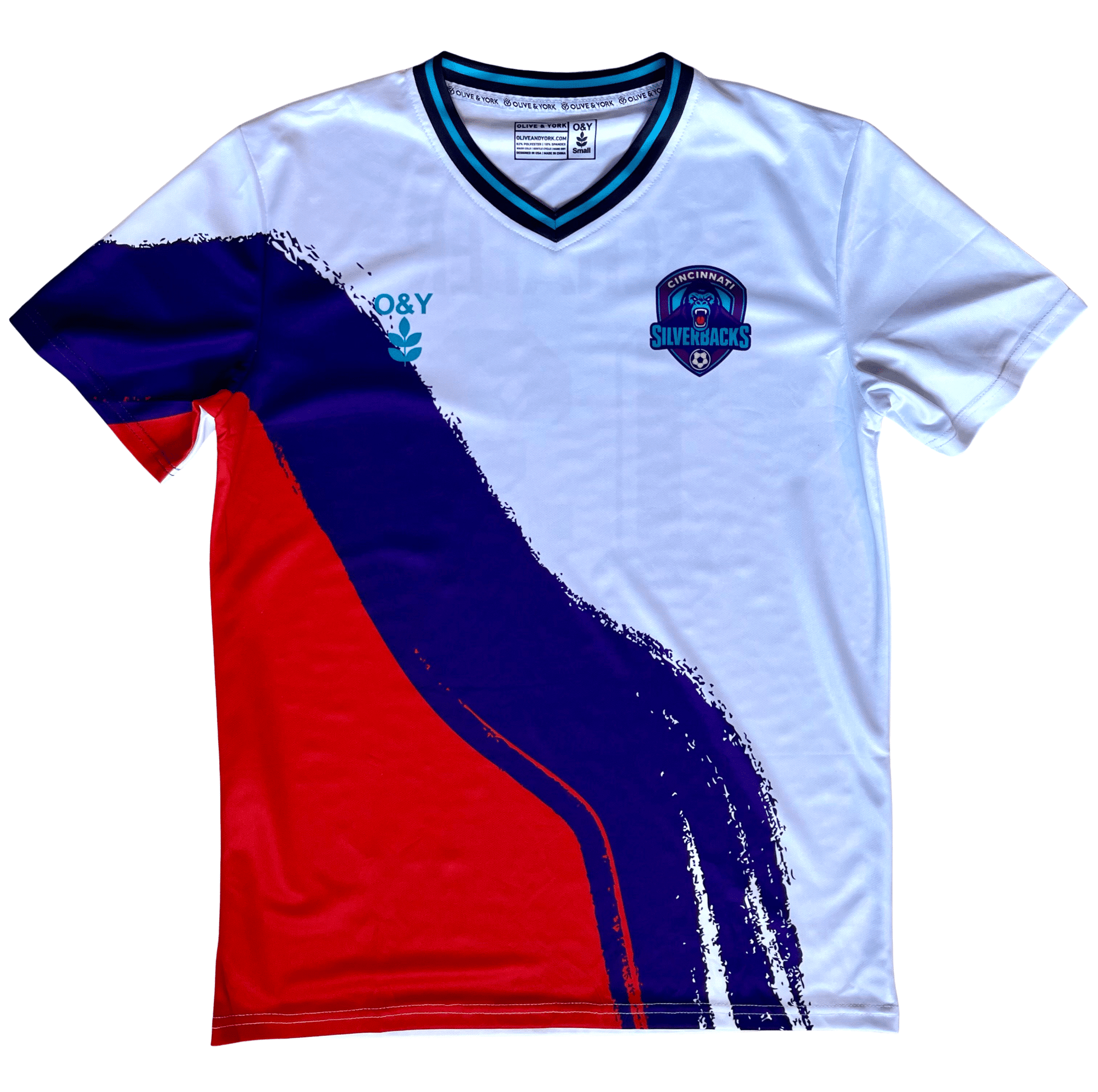 Cincinnati Silverbacks Retro Jersey-Olive & York