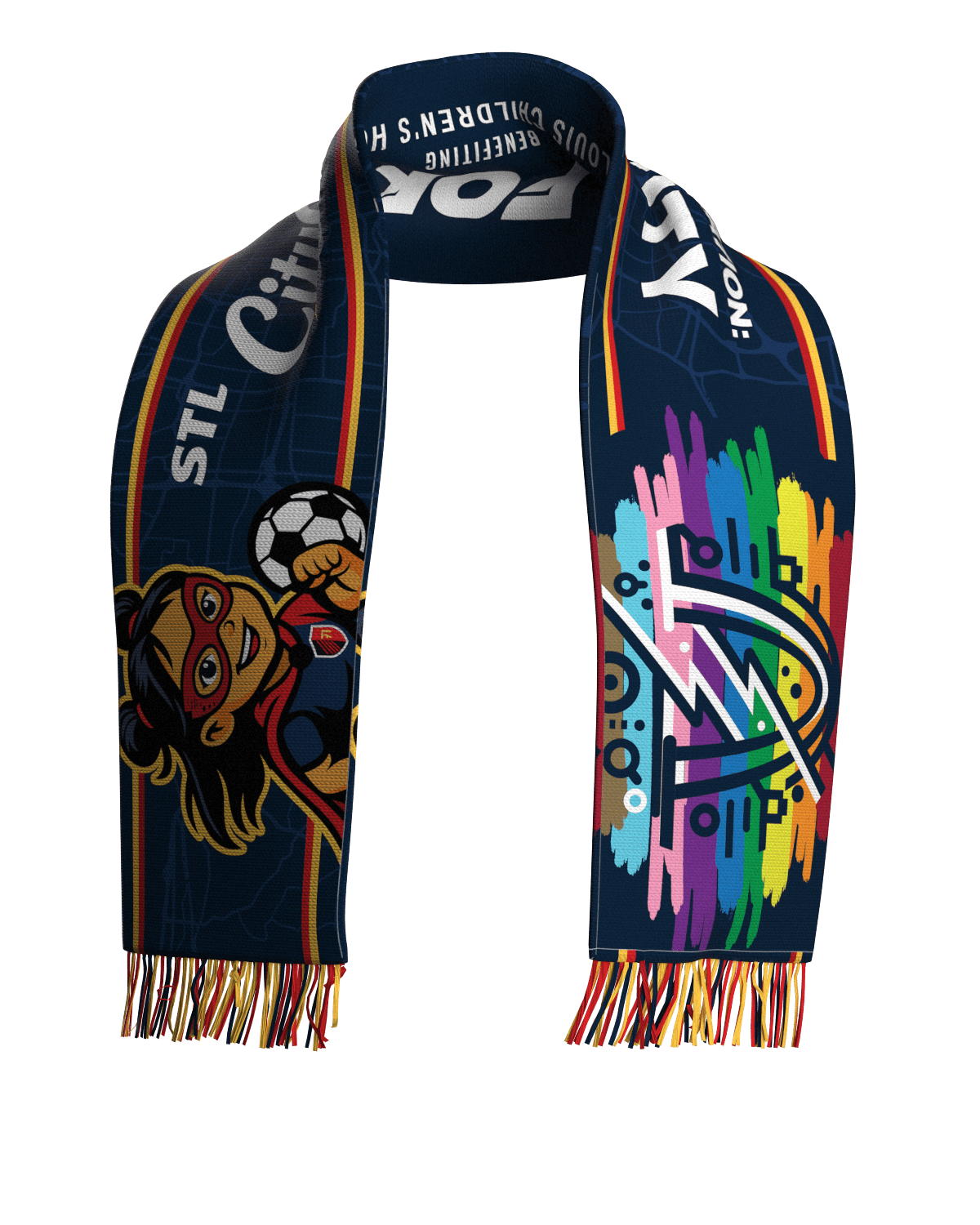 CityGirl x Gen:CITY ‘One City For The Kids’ Scarf-Olive & York