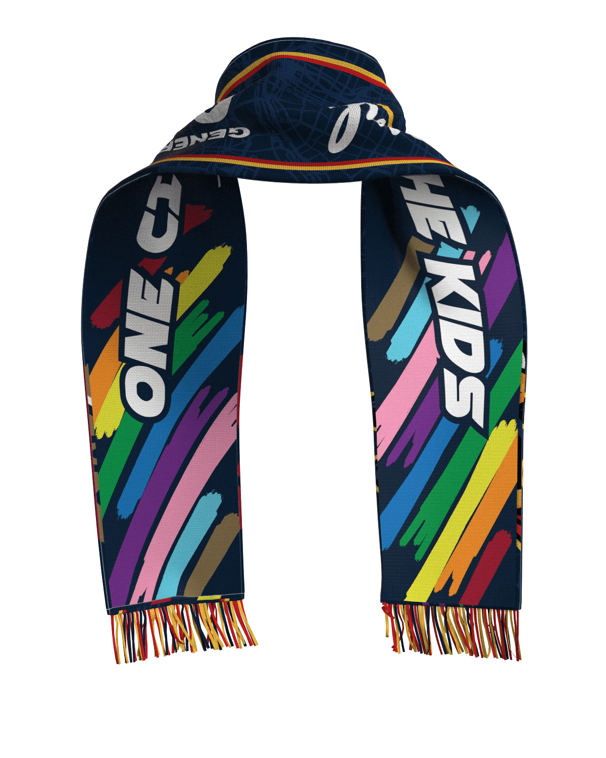 CityGirl x Gen:CITY ‘One City For The Kids’ Scarf-Olive & York