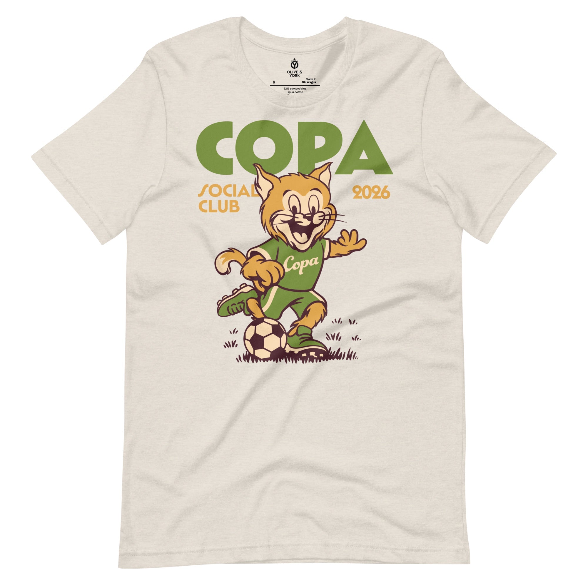 Copa Social Club '26 Unisex T-shirt-Olive & York
