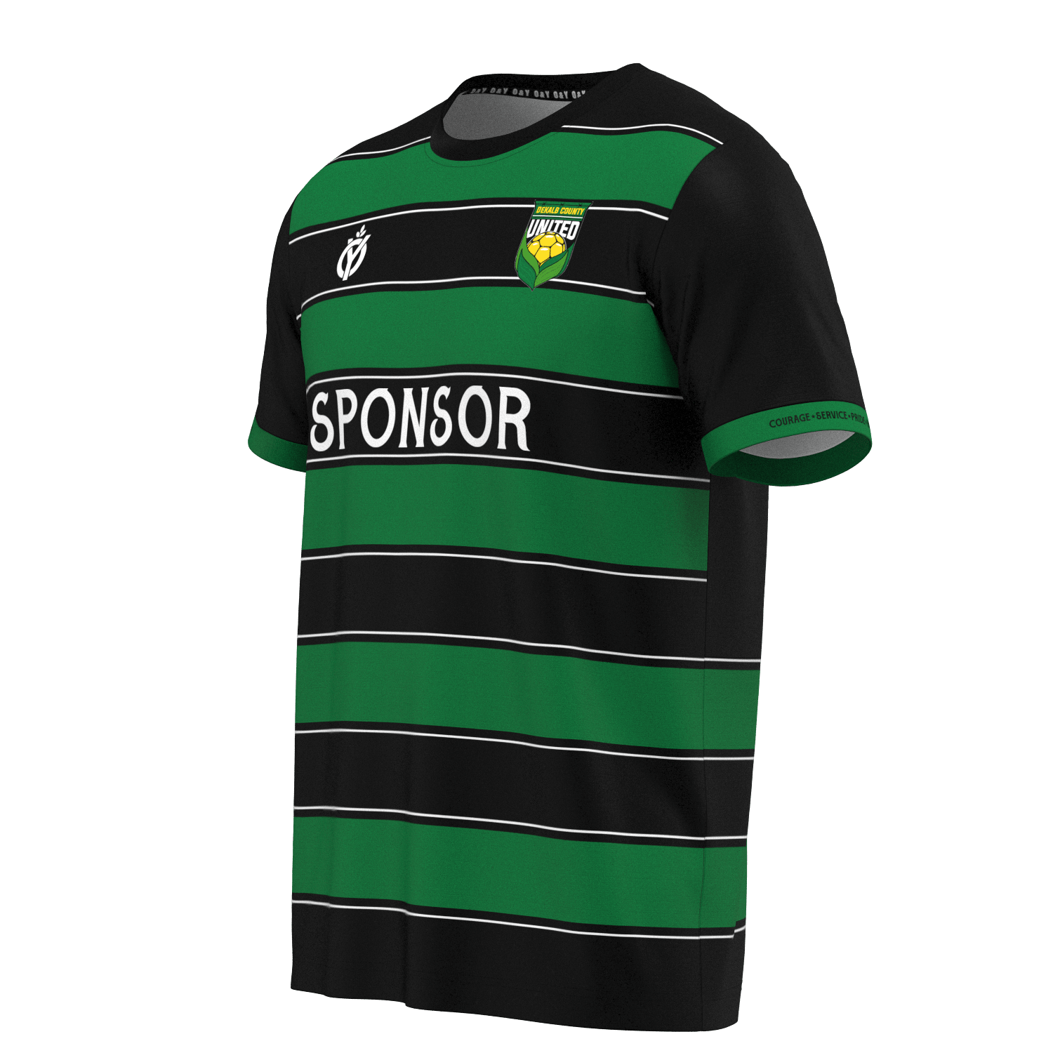 DeKalb County United - fan jerseys-Olive & York