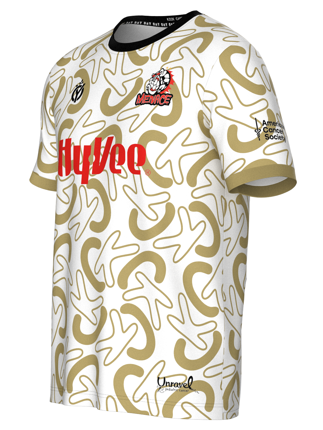 Menace x Kick Cancer Night Warm Up Top-Olive & York