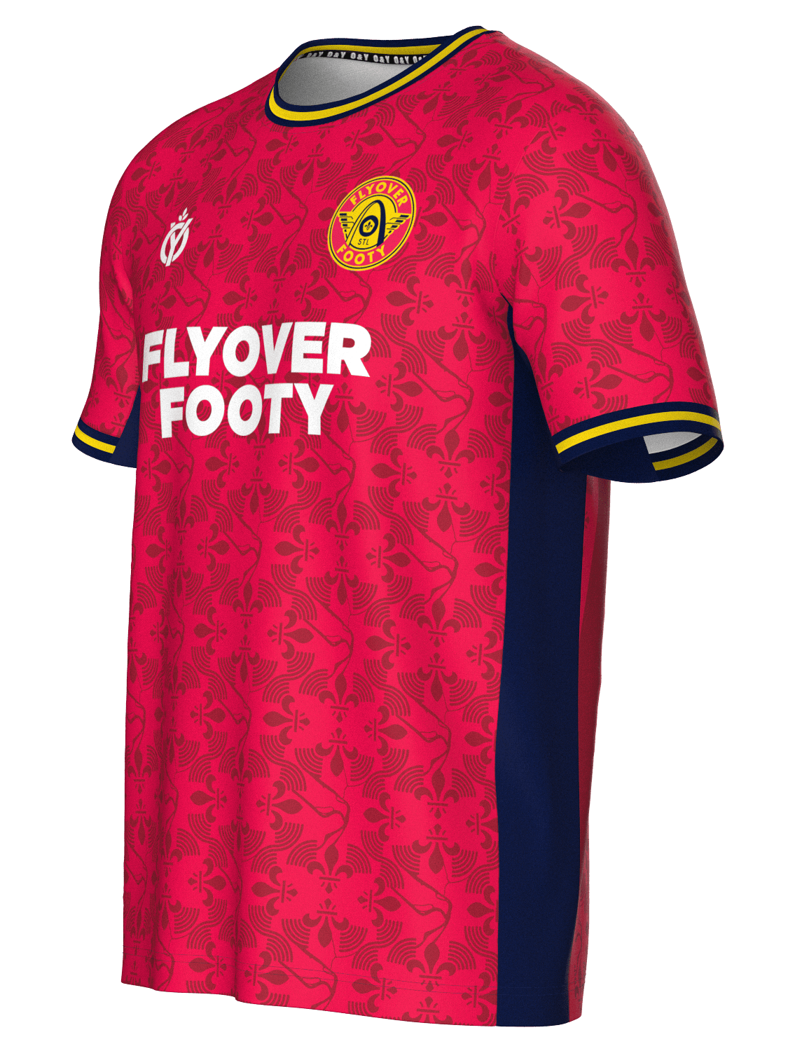 Flyover Footy STL Jersey-Olive & York