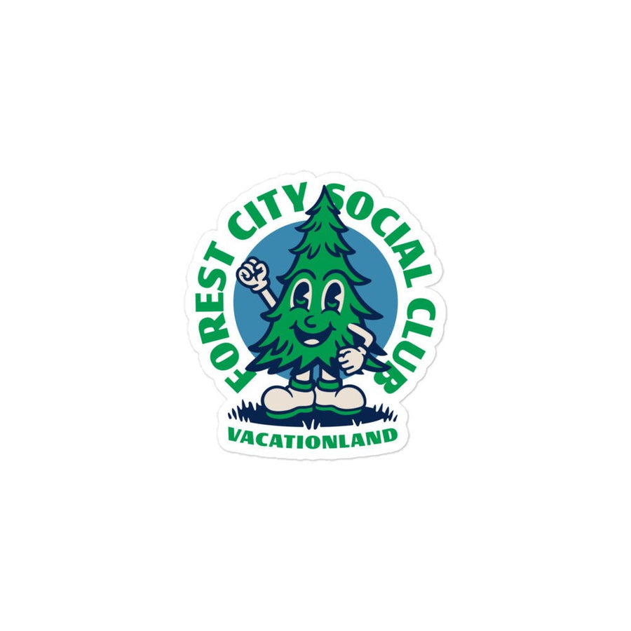 Forest City Social Club Bubble-free Sticker-Olive & York