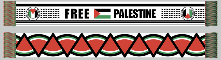 Free Palestine Save Gaza Charity Scarf-Olive & York