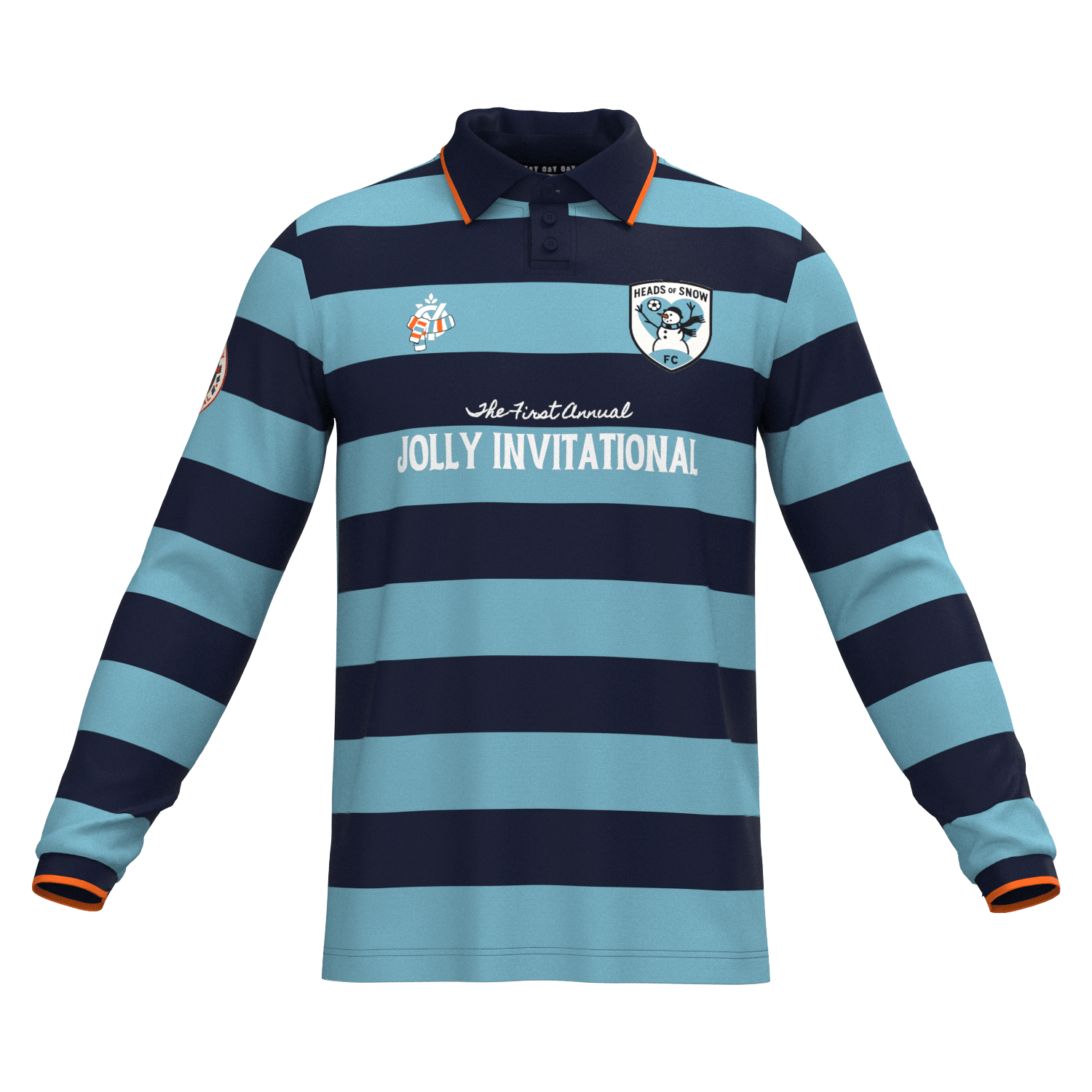 Heads of Snow Holiday Jersey-Olive & York