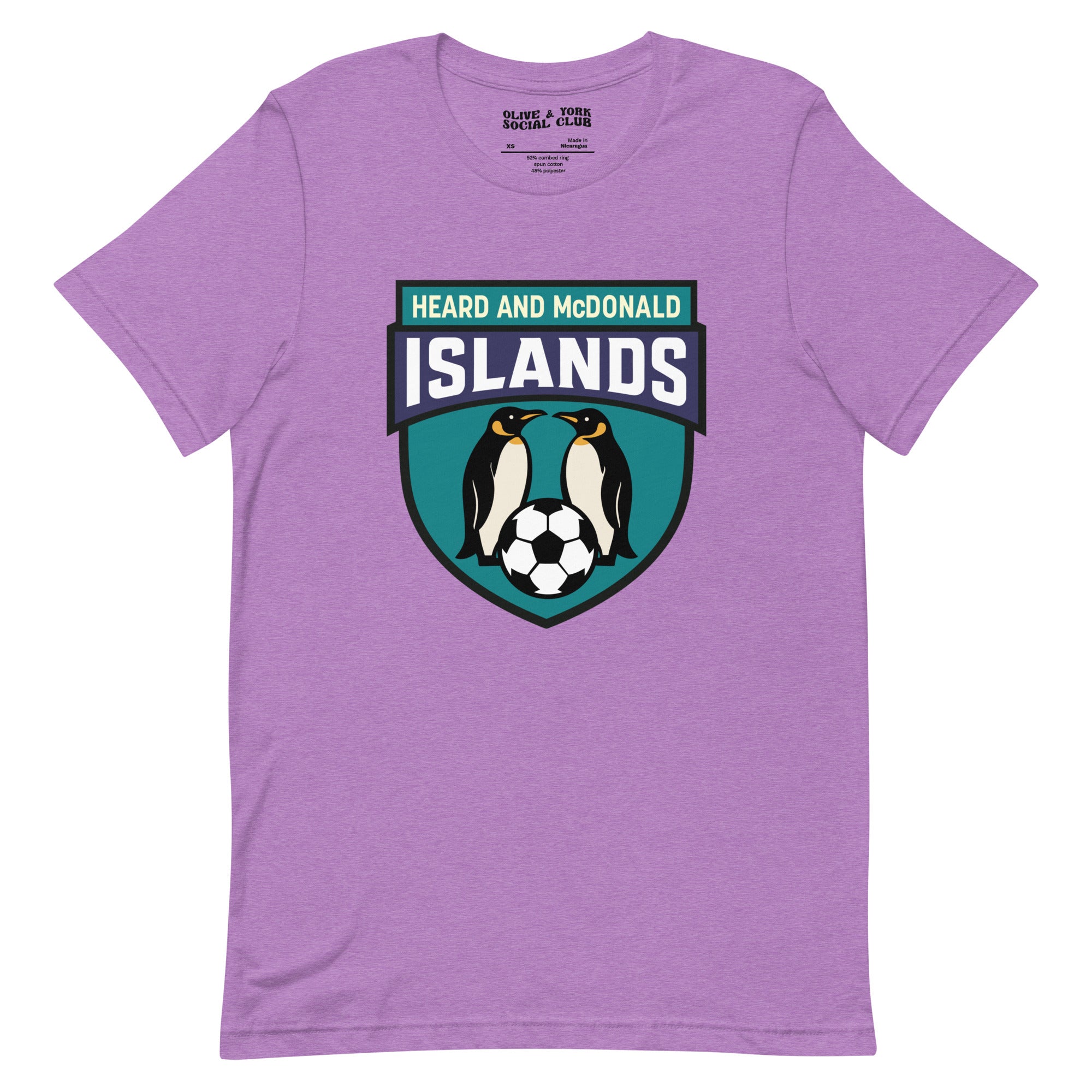 Heard and McDonald Islands FC Unisex T-shirt-Olive & York
