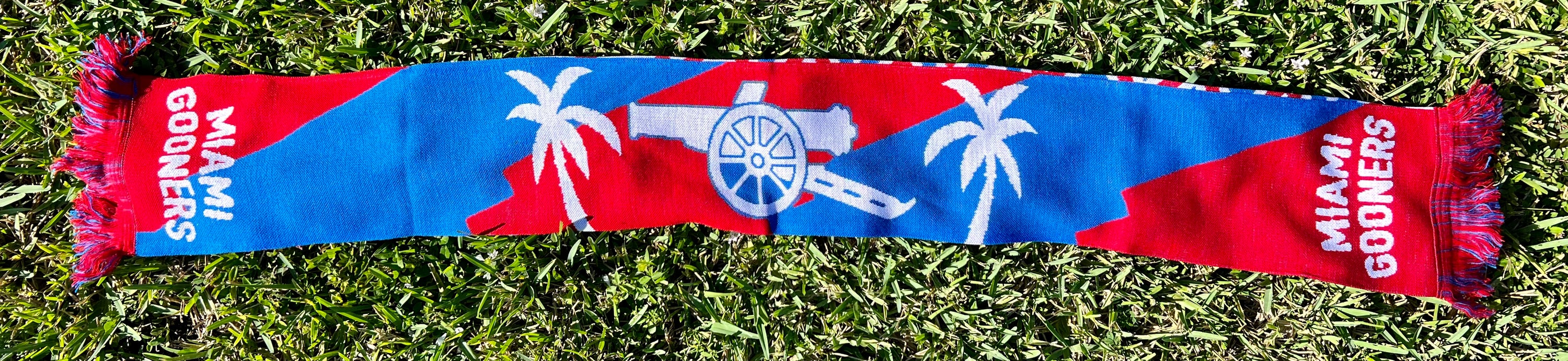 Miami Gooners Scarf-Olive & York