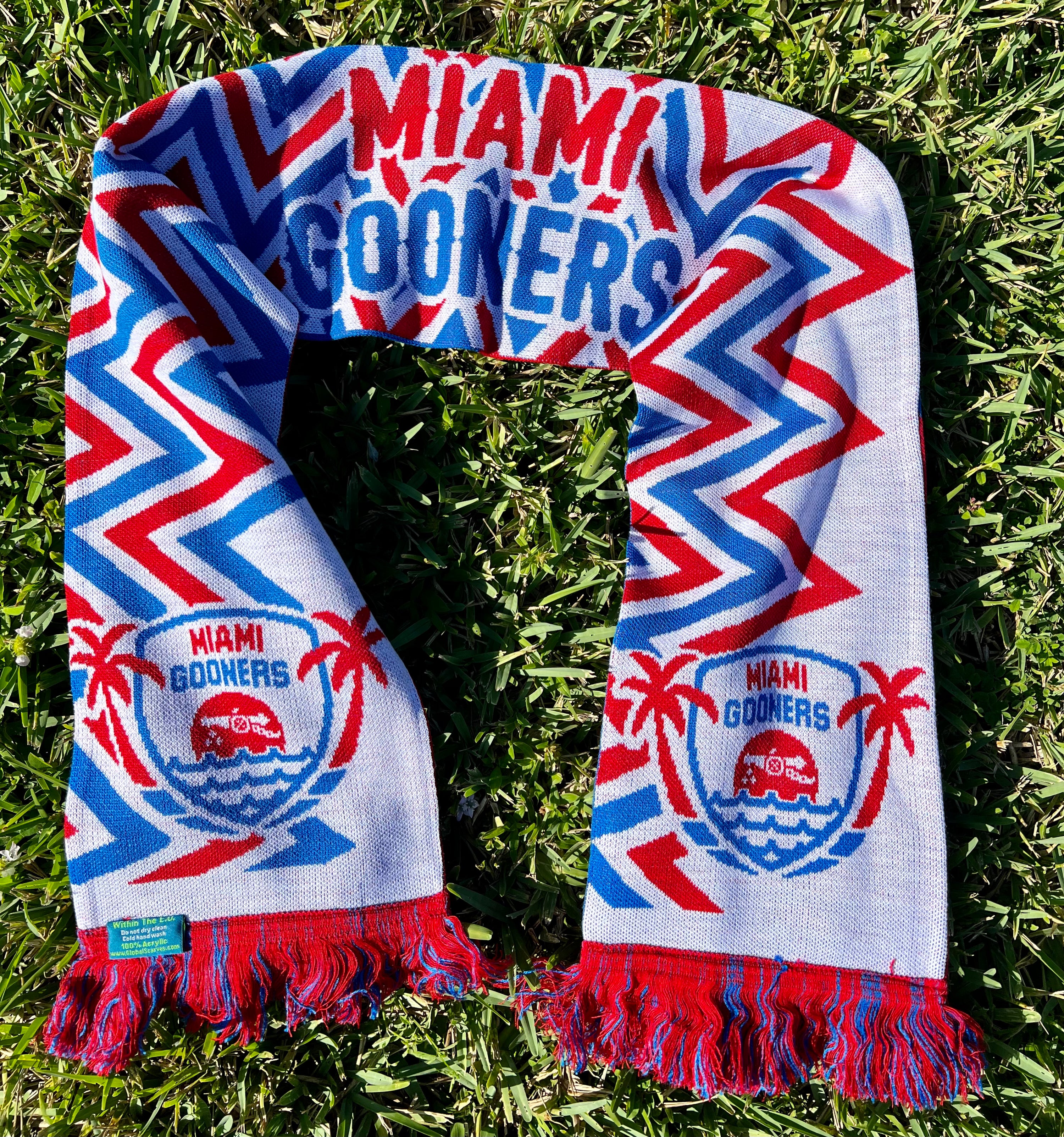 Miami Gooners Scarf-Olive & York