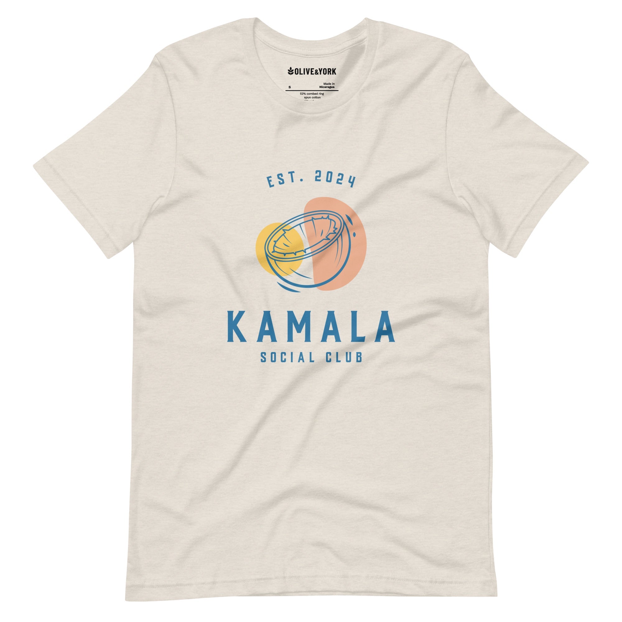 Kamala Social Club Unisex T-shirt-Olive & York
