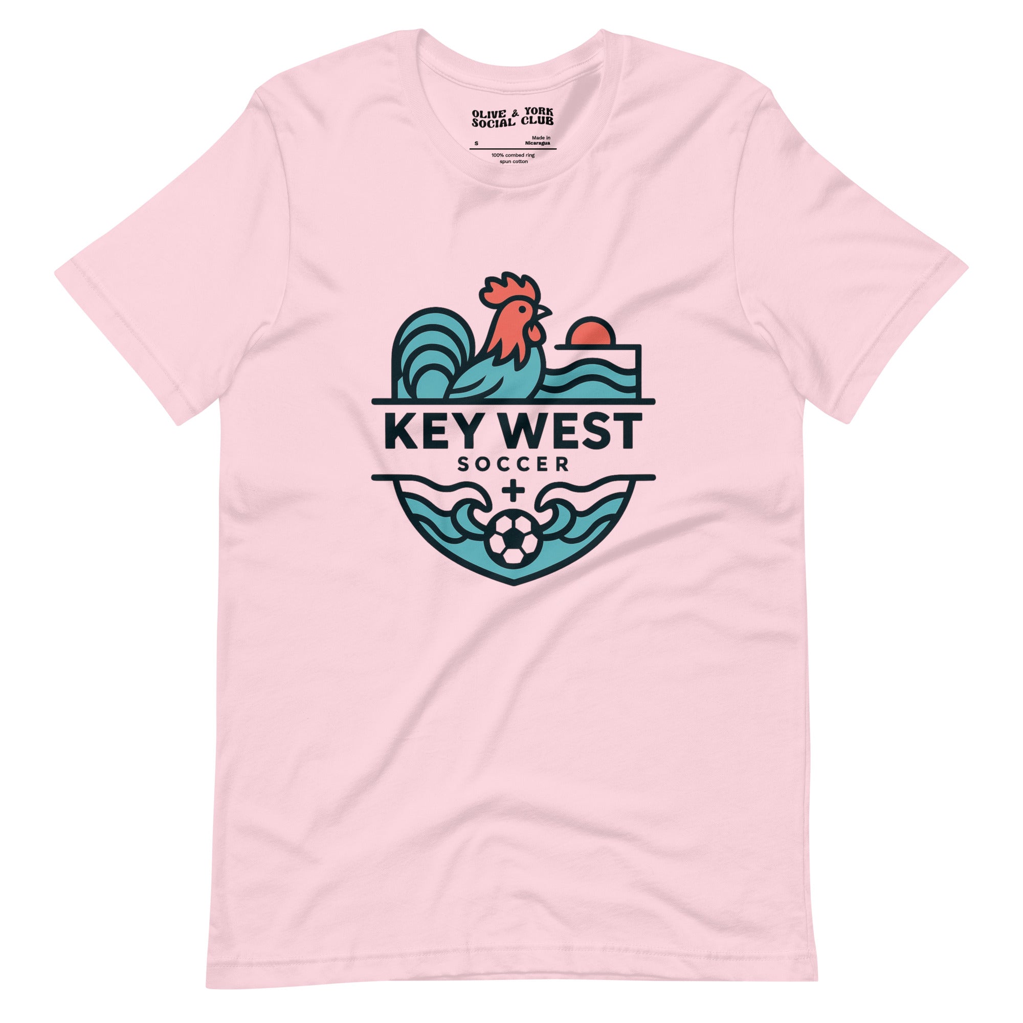 Key West Soccer T-Shirt-Olive & York