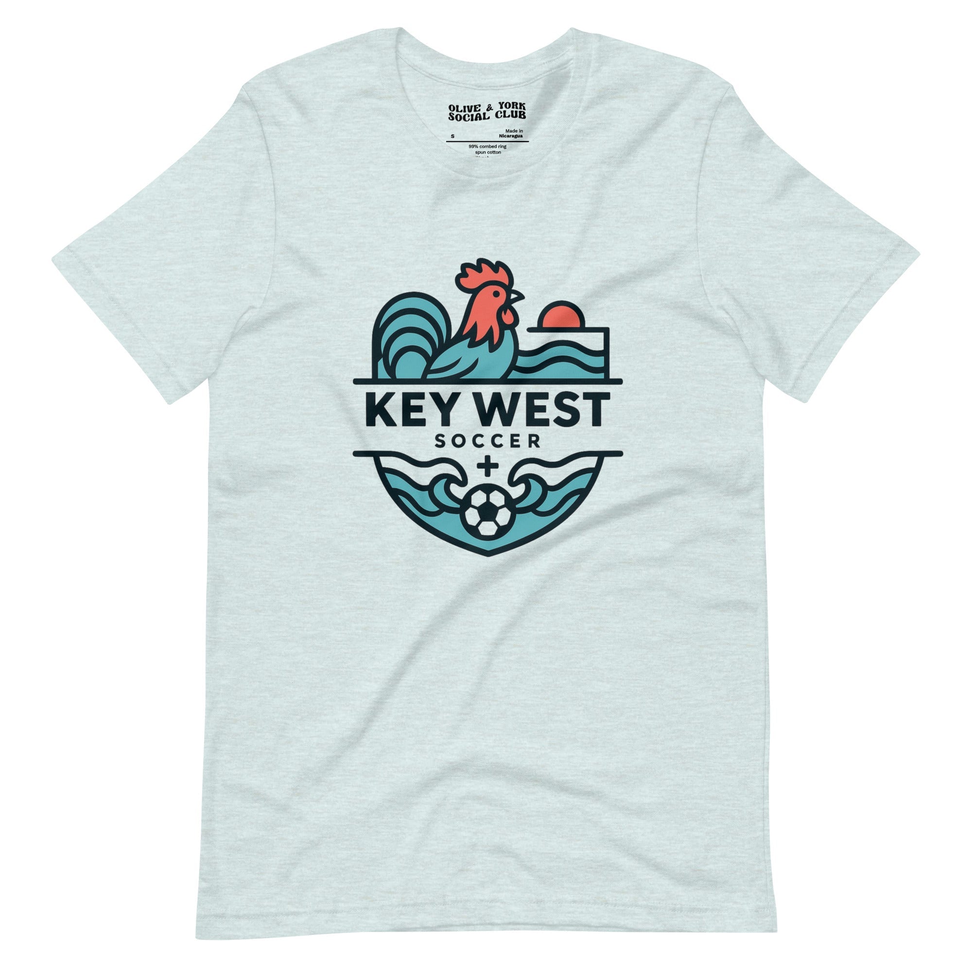 Key West Soccer T-Shirt-Olive & York