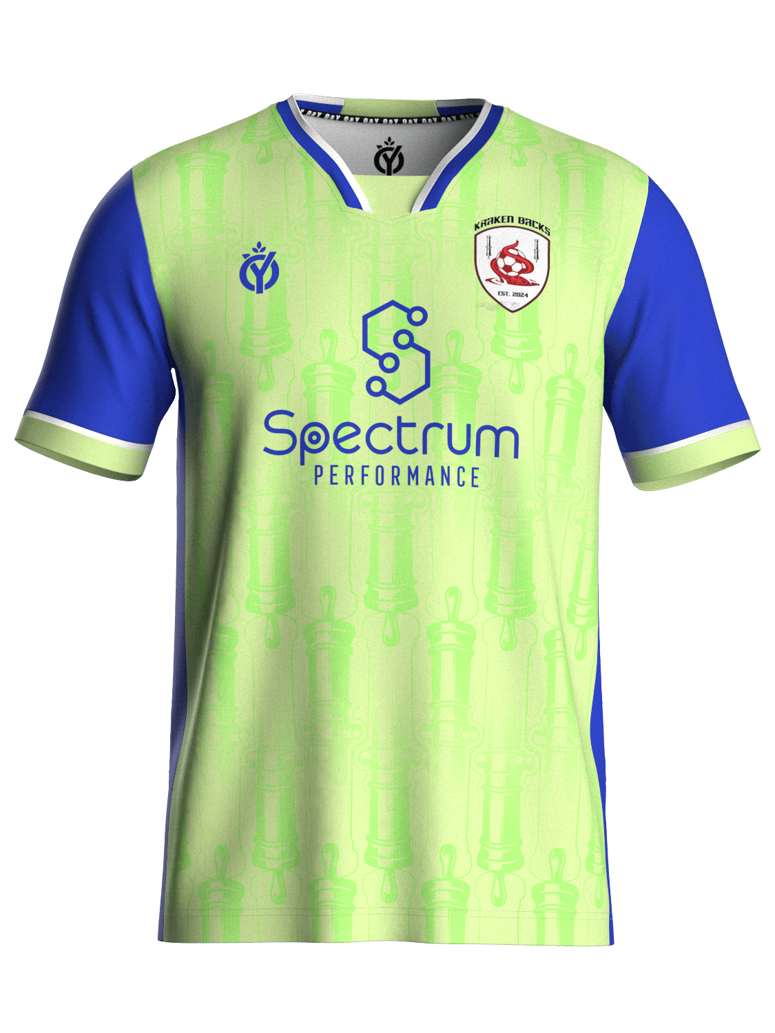 Kraken Backs FC Sons of Pitches Jersey-Olive & York