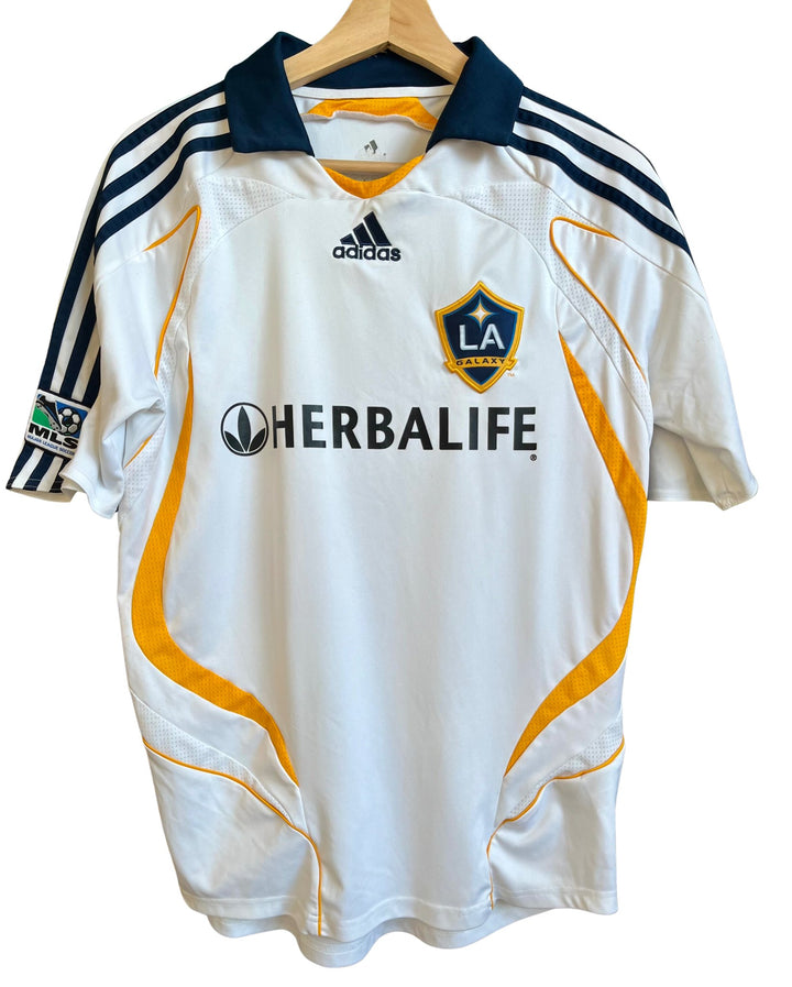 LA Galaxy Vintage 2009 Beckham Adidas Jersey-Olive & York