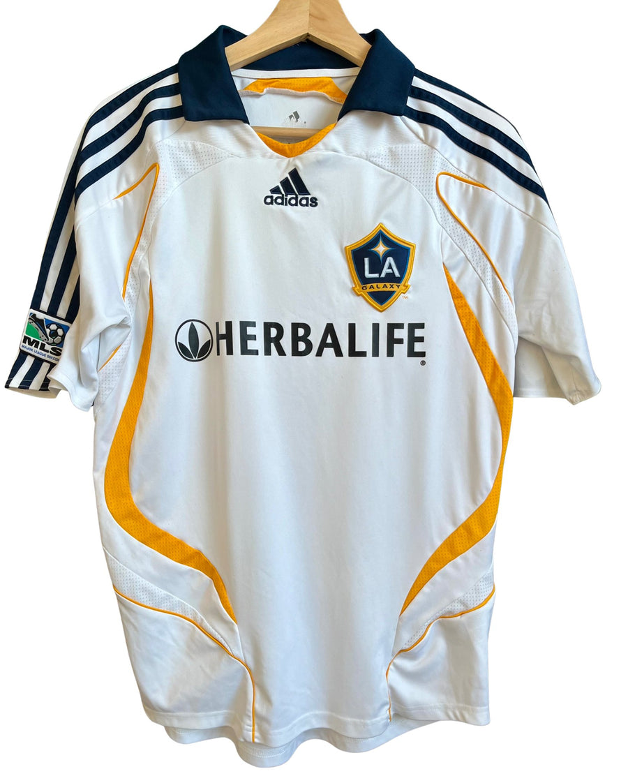 LA Galaxy Vintage 2009 Beckham Adidas Jersey-Olive & York