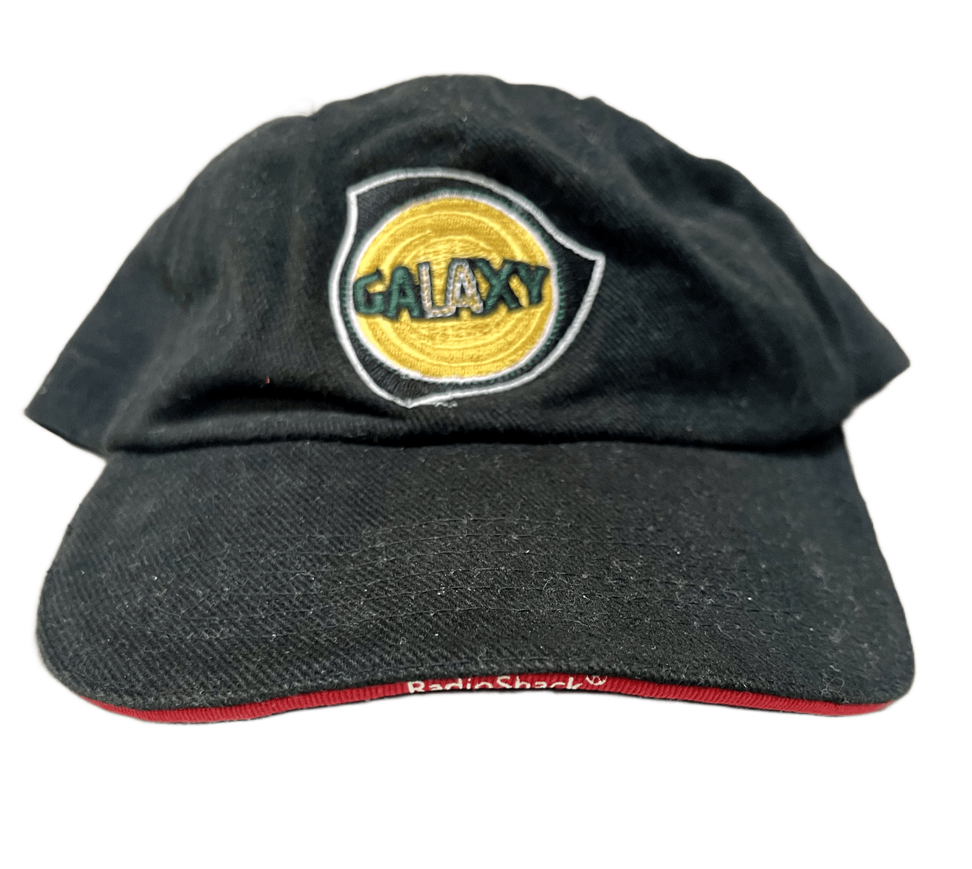 LA Galaxy Vintage Logo Radioshack Soccer City Retro Adjustable Hat-Olive & York