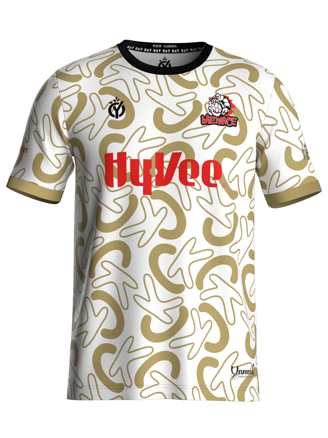 Menace x Kick Cancer Night Warm Up Top-Olive & York