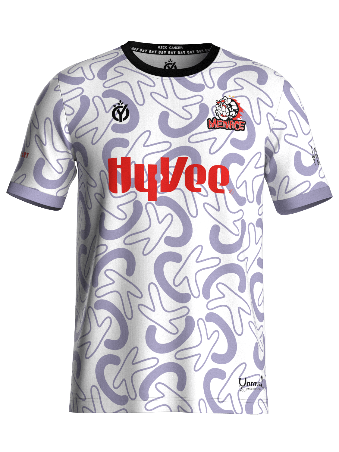 Menace x Kick Cancer Night Warm Up Top-Olive & York