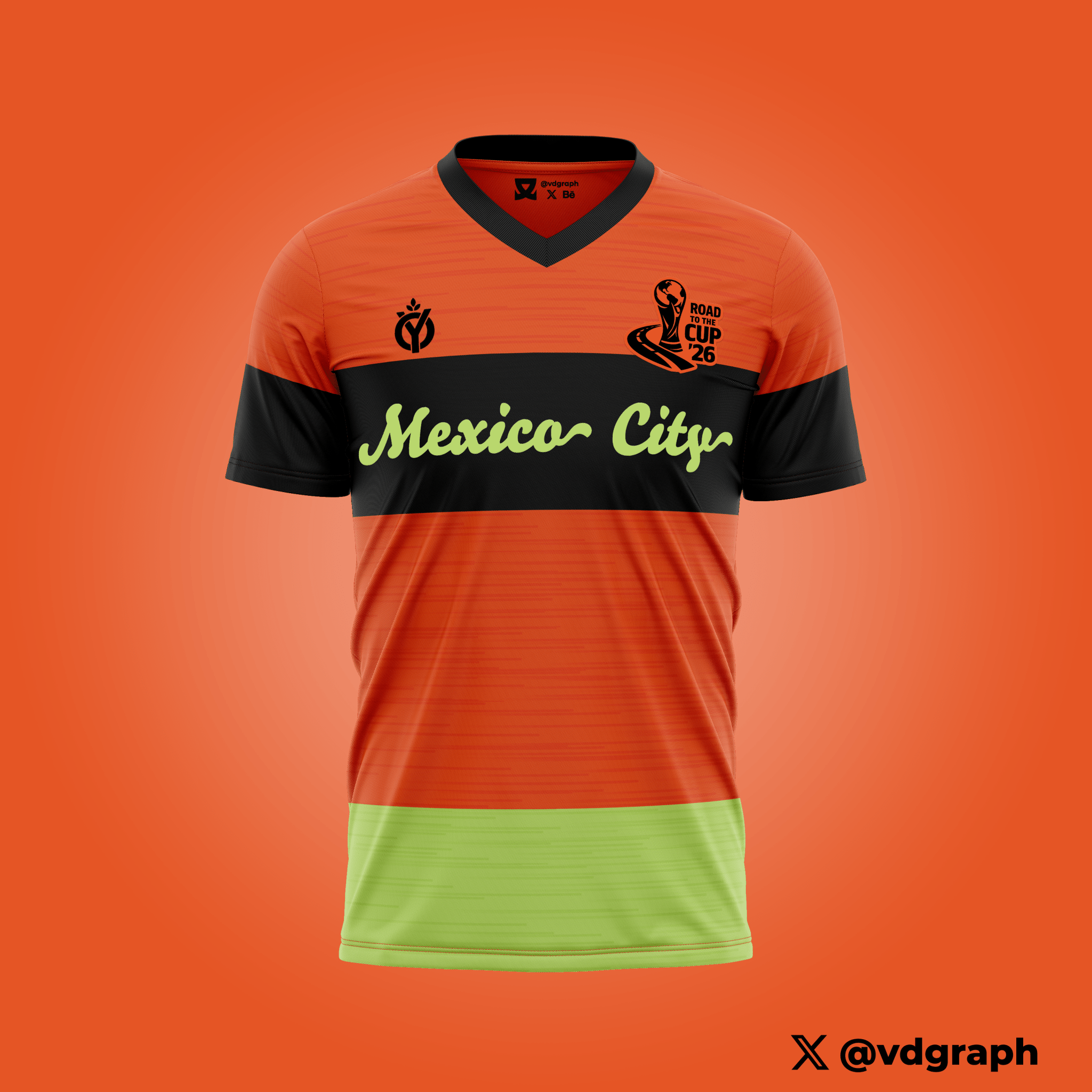 Mexico City Host City Jersey-Olive & York
