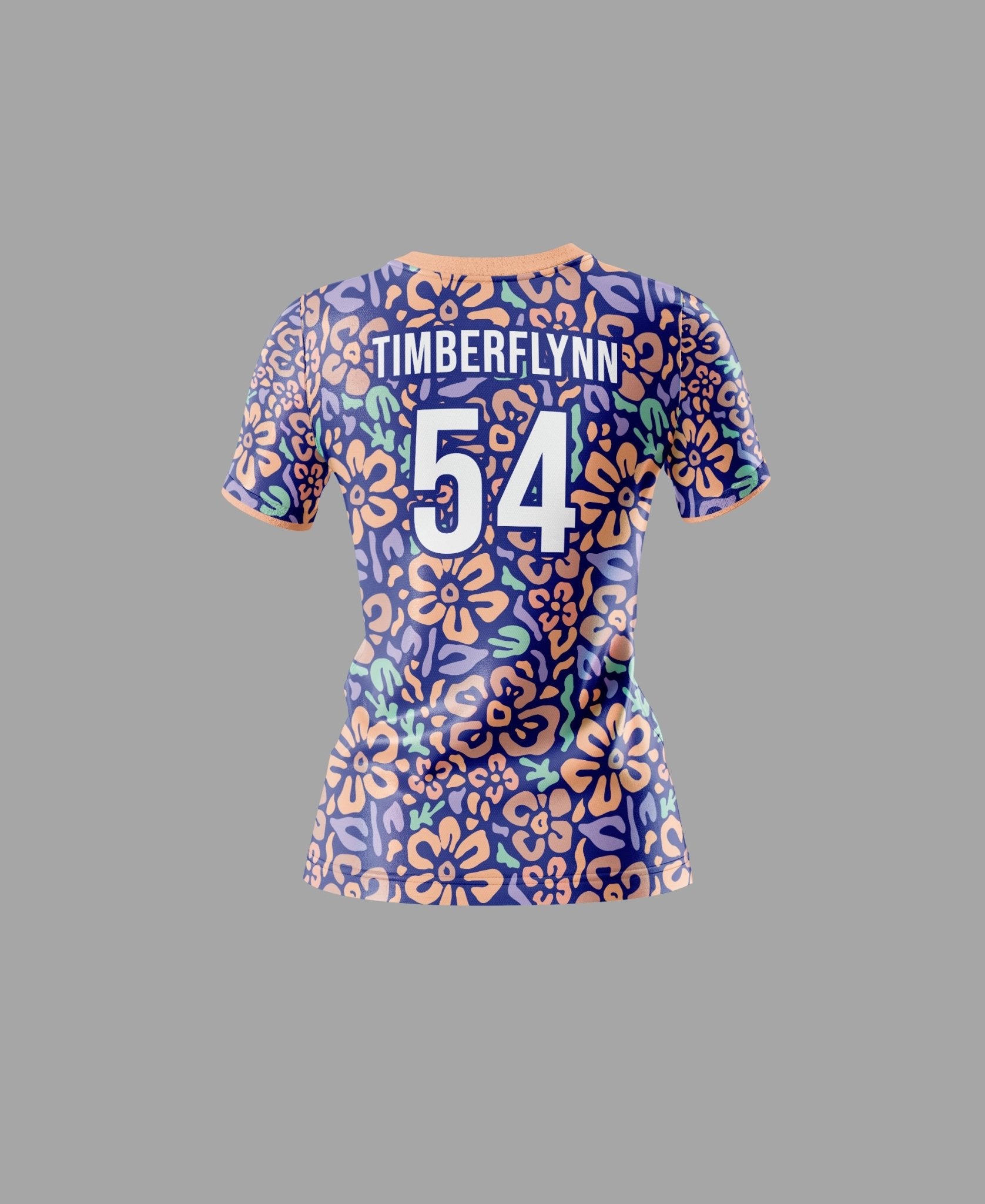 Floral Apricot Jersey-Olive & York