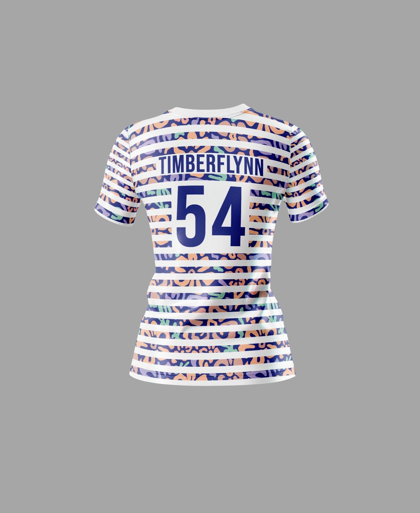 Floral Striped Jersey-Olive & York