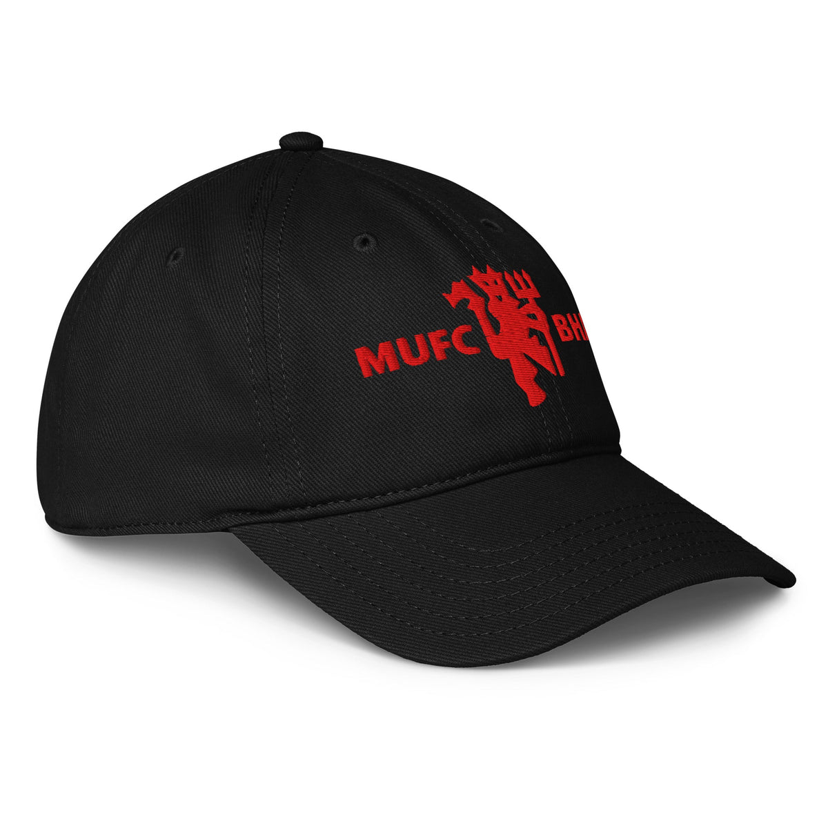 MUFC BHAM - black baseball cap-EMBROIDERY-Olive & York
